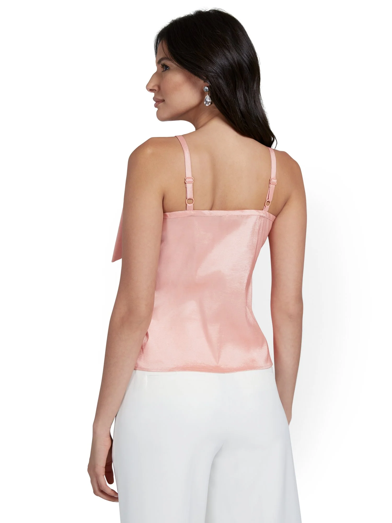 Bow-Front Satin Tank - Image 3