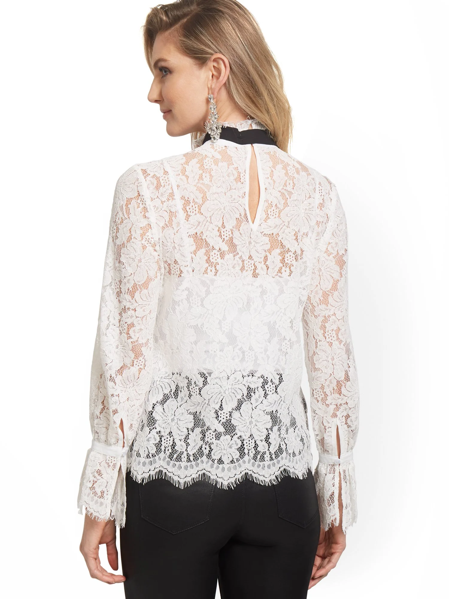 Bow Lace Top - Image 3
