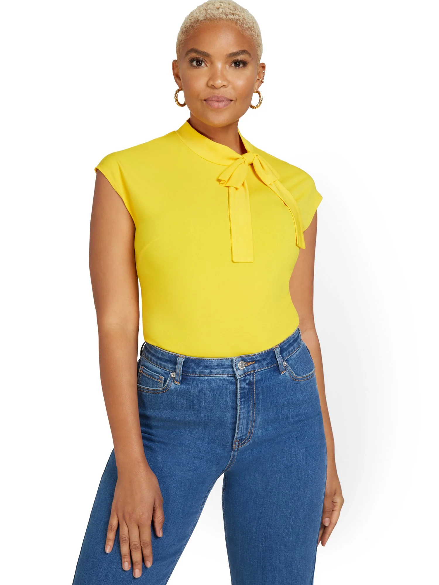 Bow-Neck Blouse - Image 5