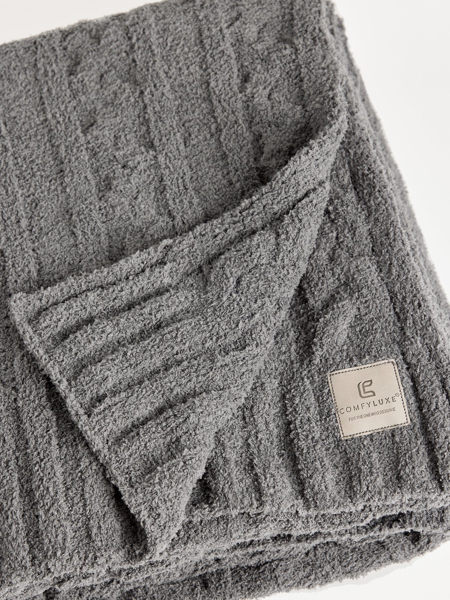 Comfy Luxe Braided Cable Knit Throw Blanket - Brands We Love - Image 3