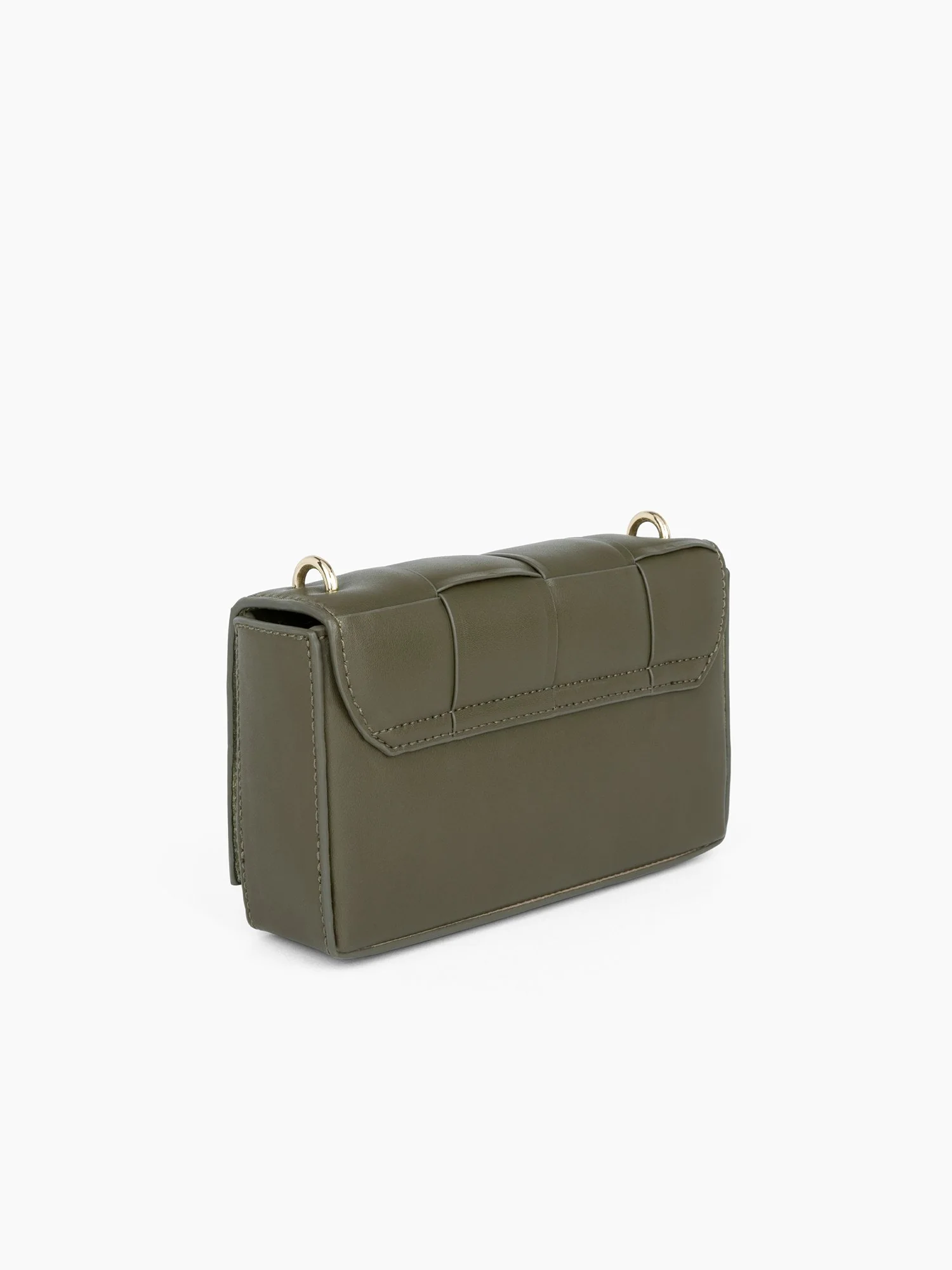 Ideal Of Sweden Braided Crossbody Bag, Olive - Brands We Love - Image 4