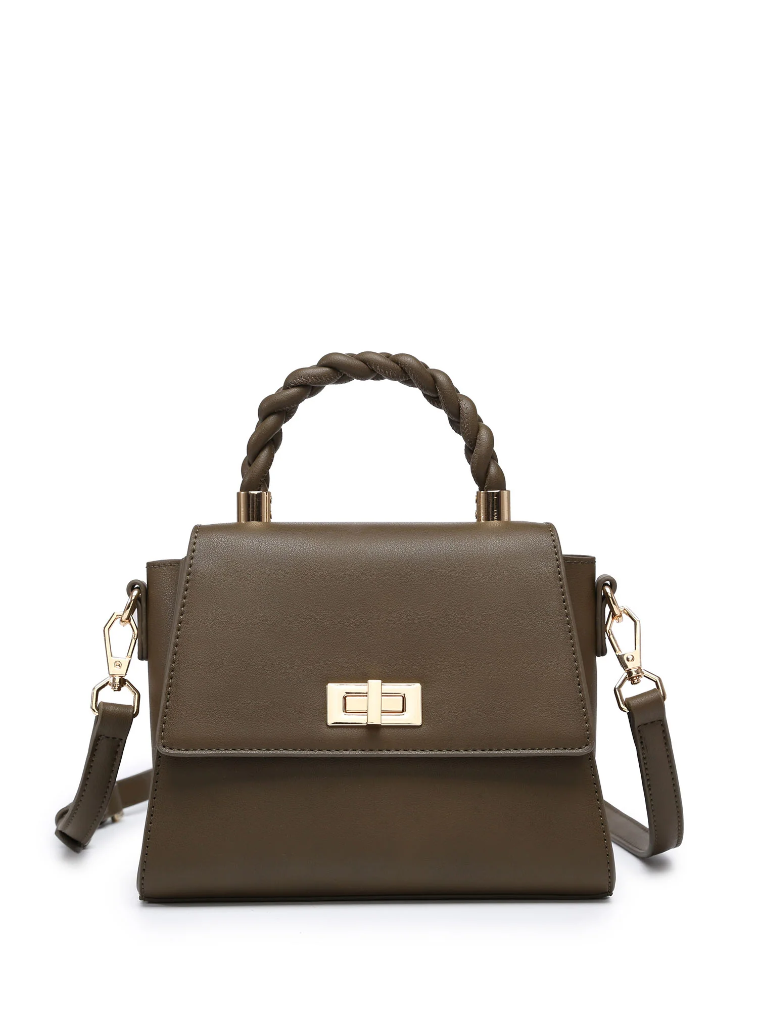 Braided Top Handle Crossbody Bag - Image 2