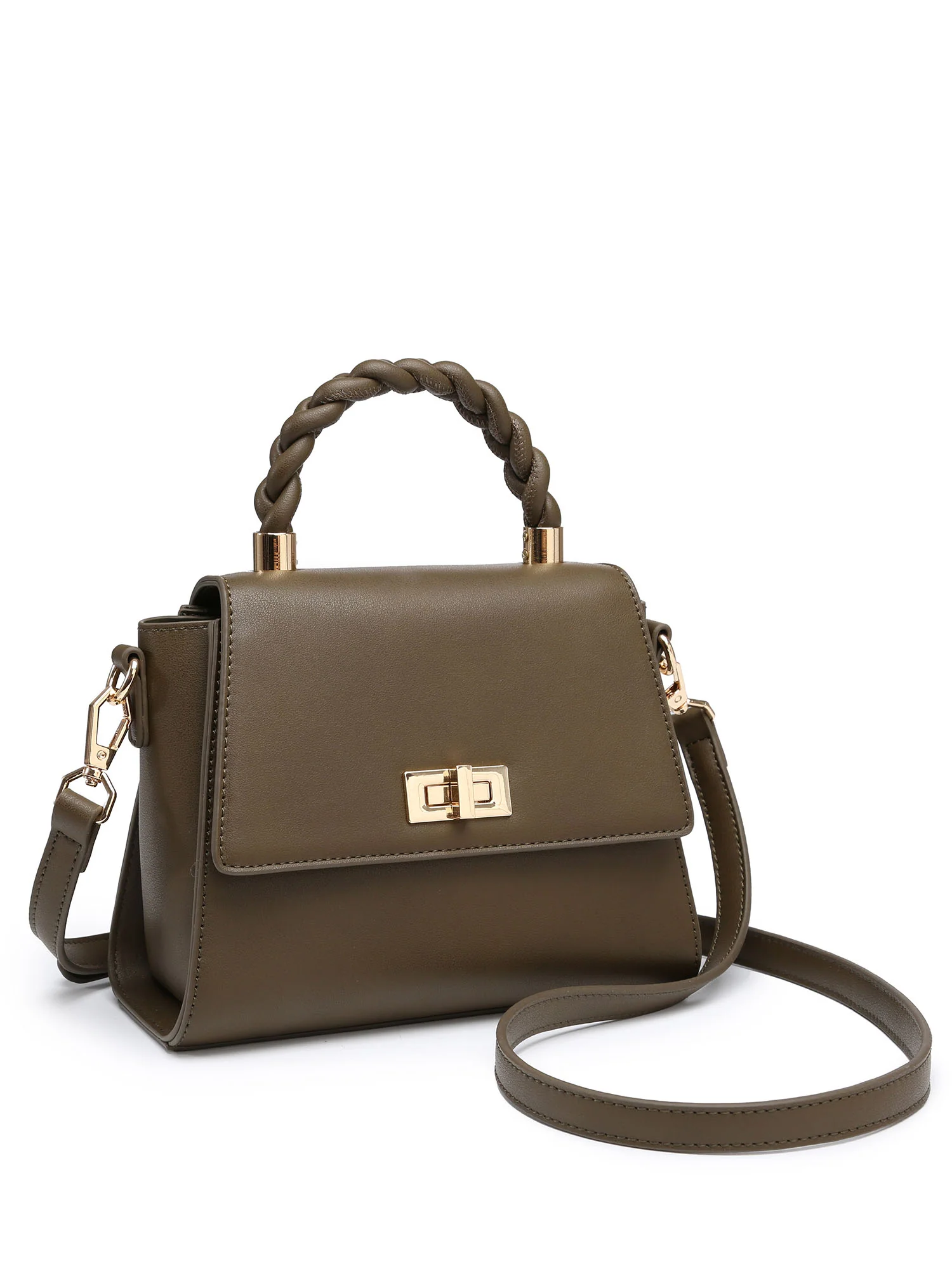 Braided Top Handle Crossbody Bag - Image 3