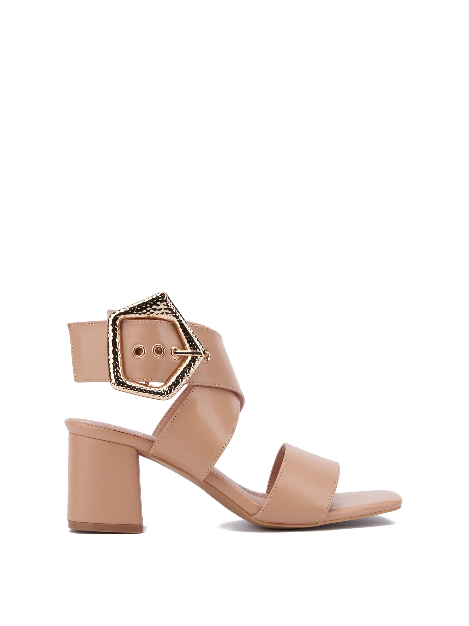 Buckle Ankle-Wrap Block-Heel - Image 12