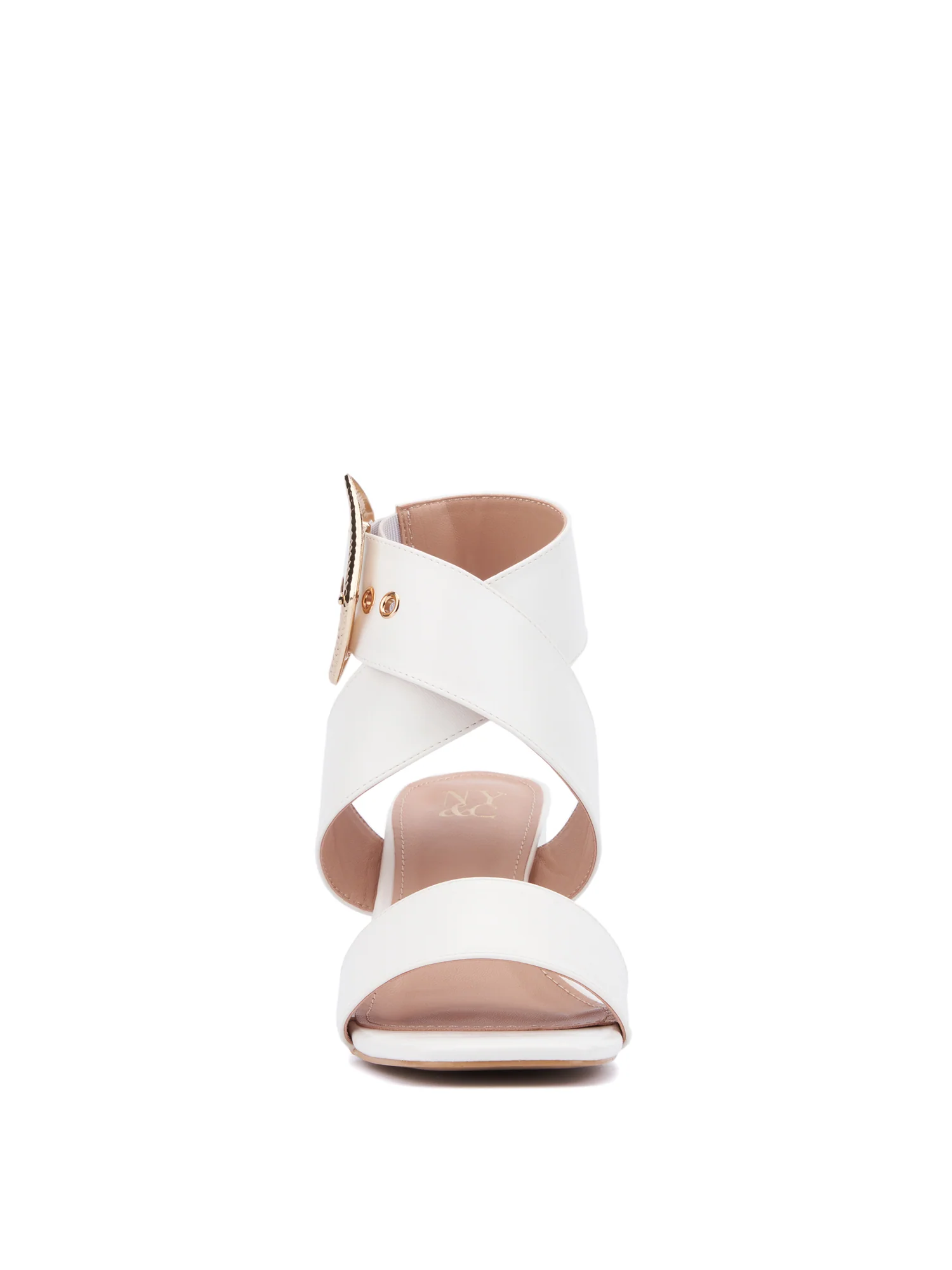 Buckle Ankle-Wrap Block-Heel - Image 4