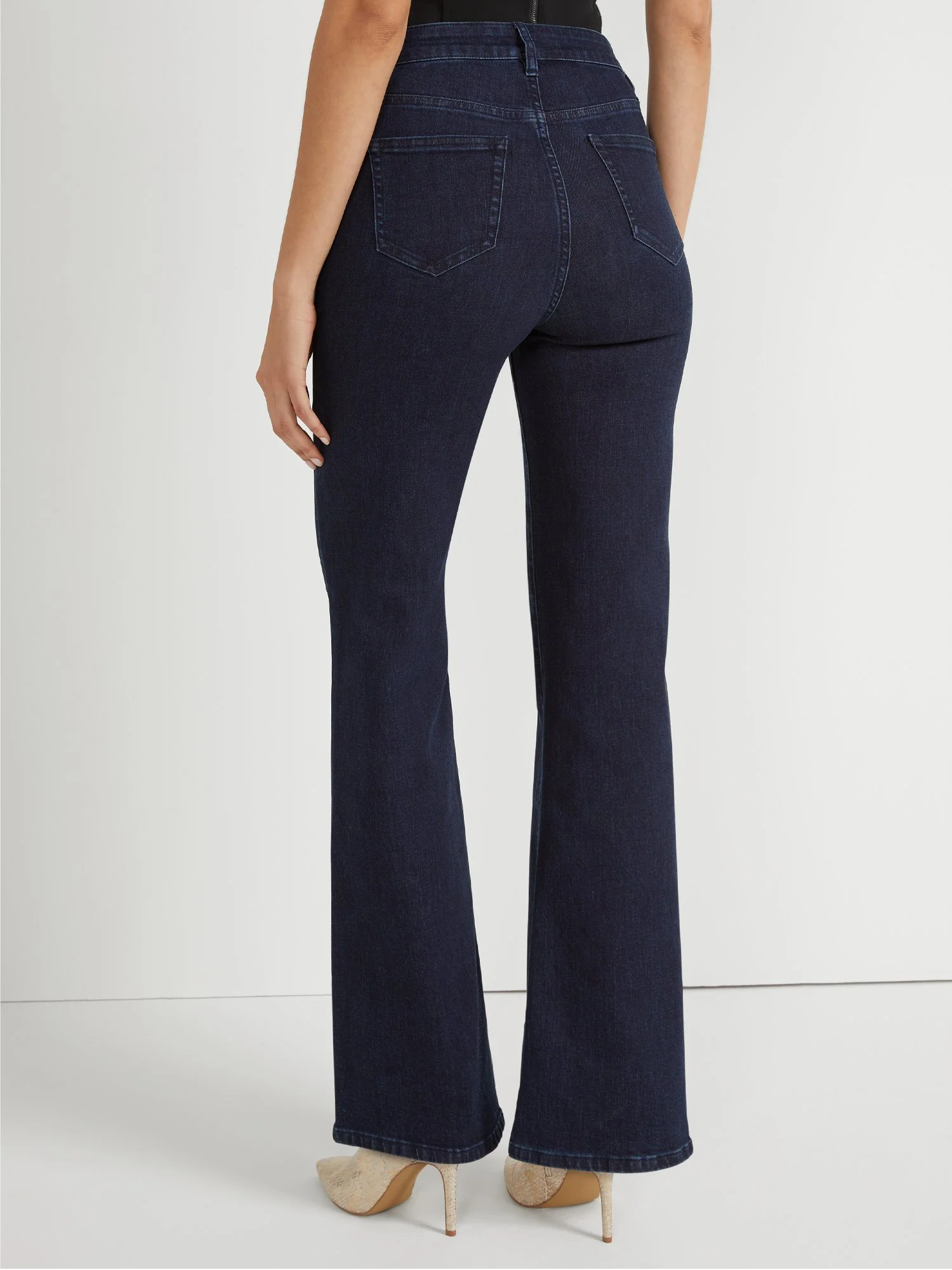 Buckle-Detail Wide-Leg Jeans - Image 3