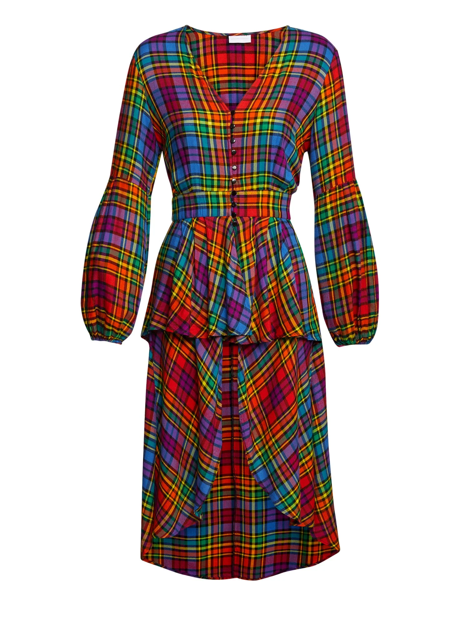 Buffalo Plaid Maxi Top - Image 3