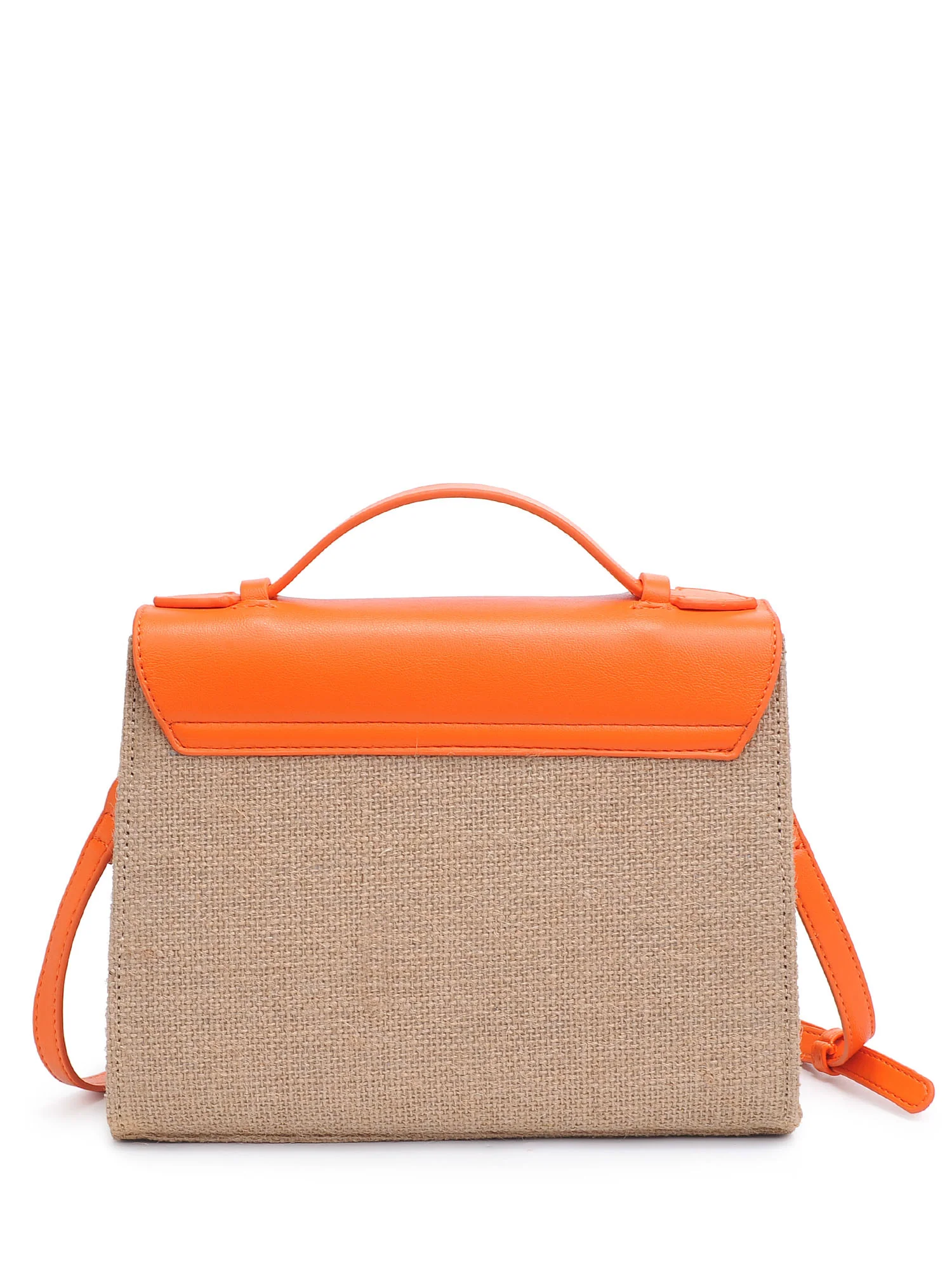 Urban Expressions Burlap Convertible Top Handle Bag - Brands We Love - Image 6