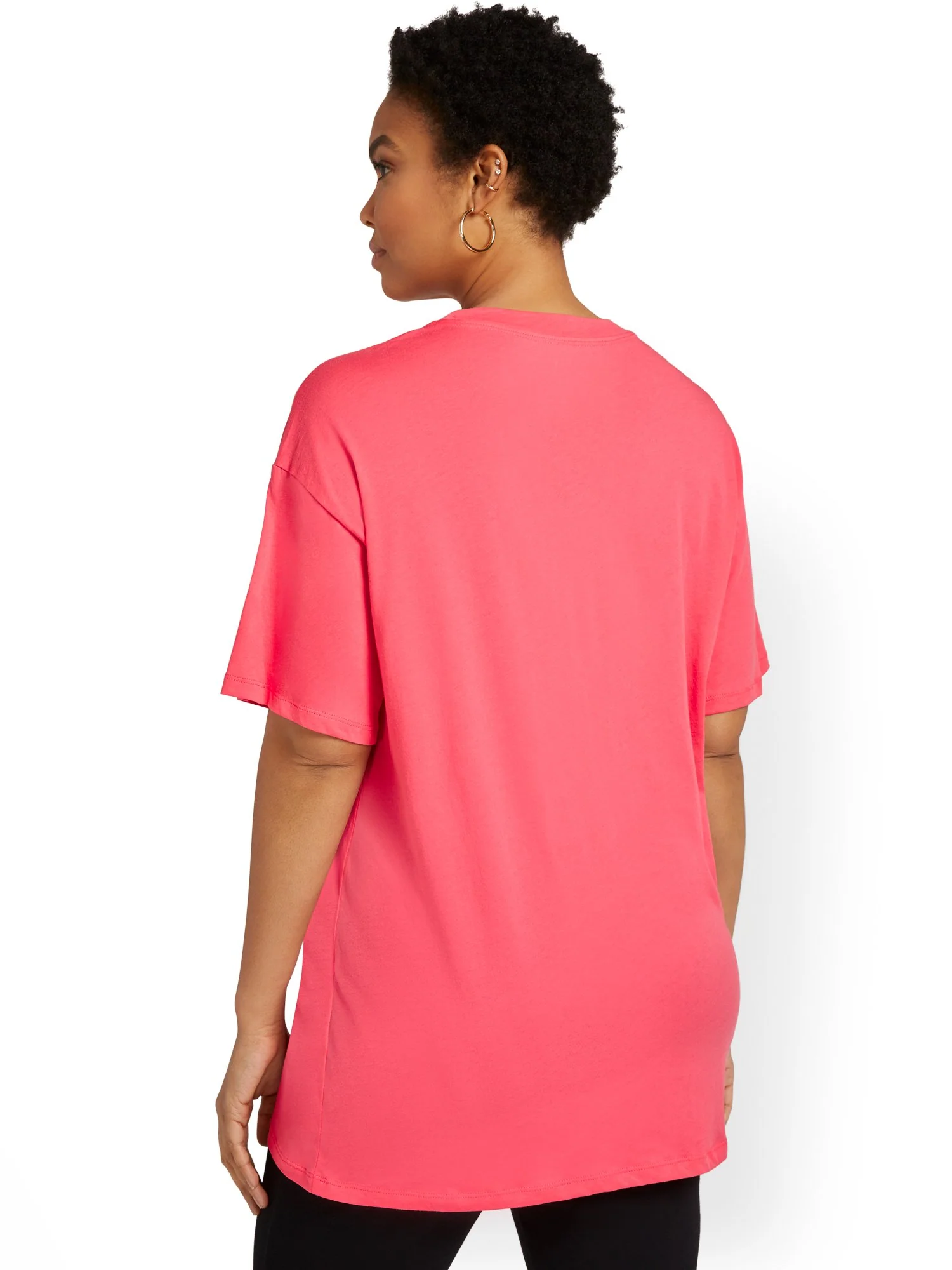 Butterfly Oversized Graphic Tee - Image 3