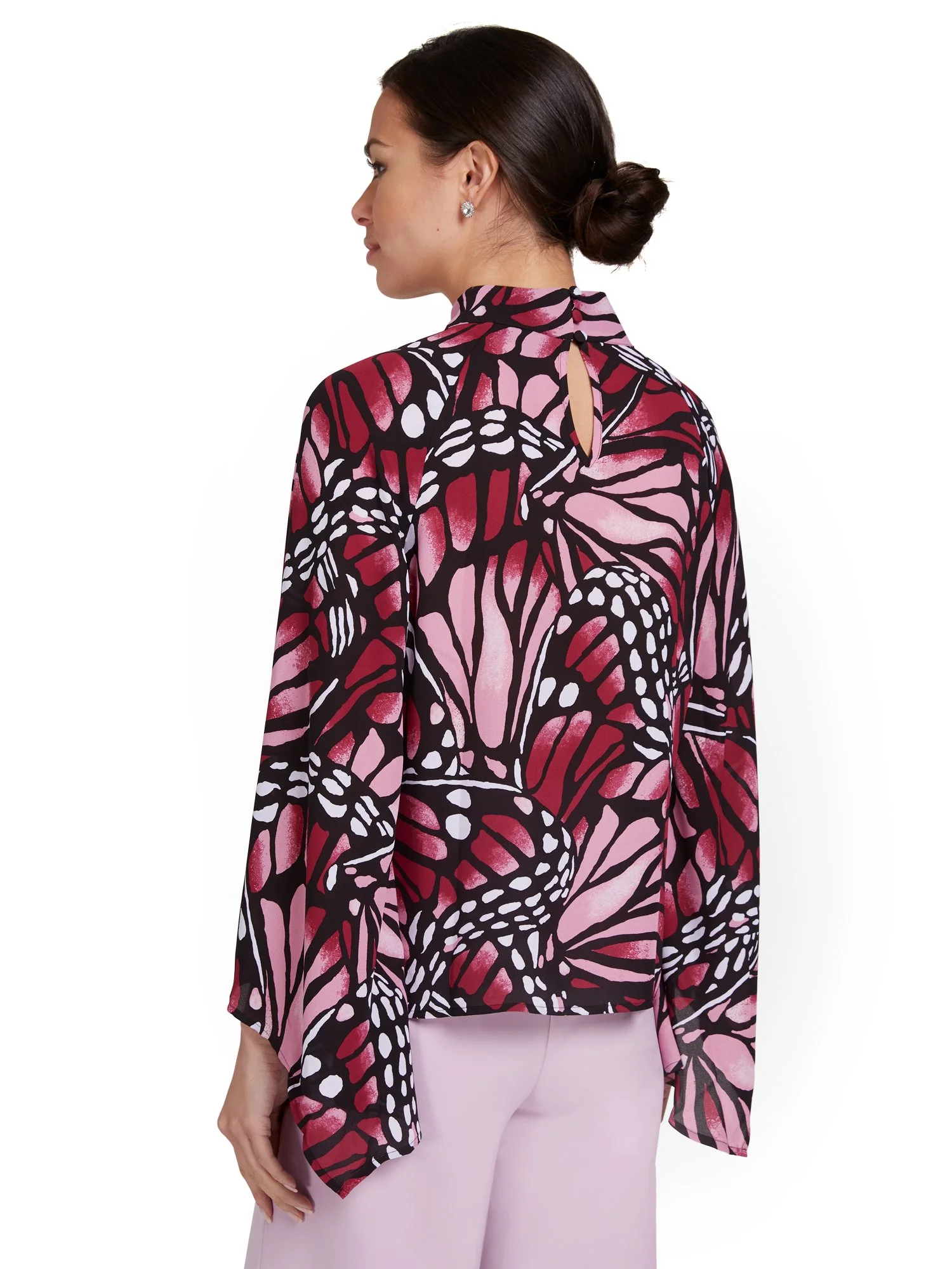 Butterfly-Print Blouse - Image 3