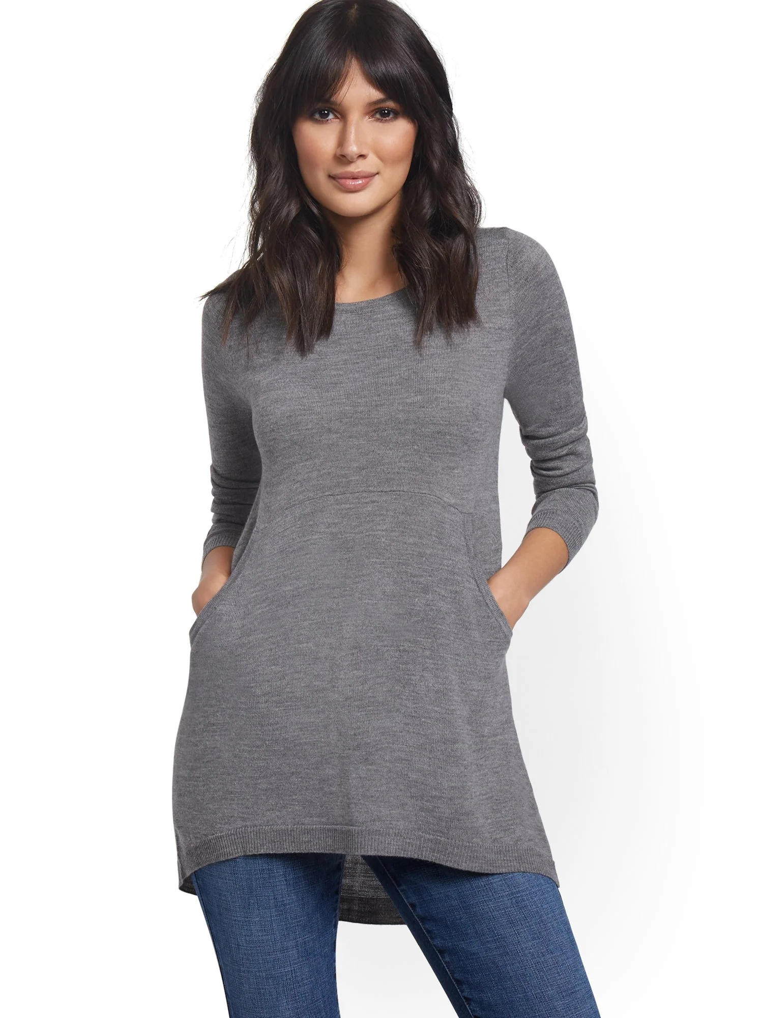 Button-Back Tunic Sweater - Image 20