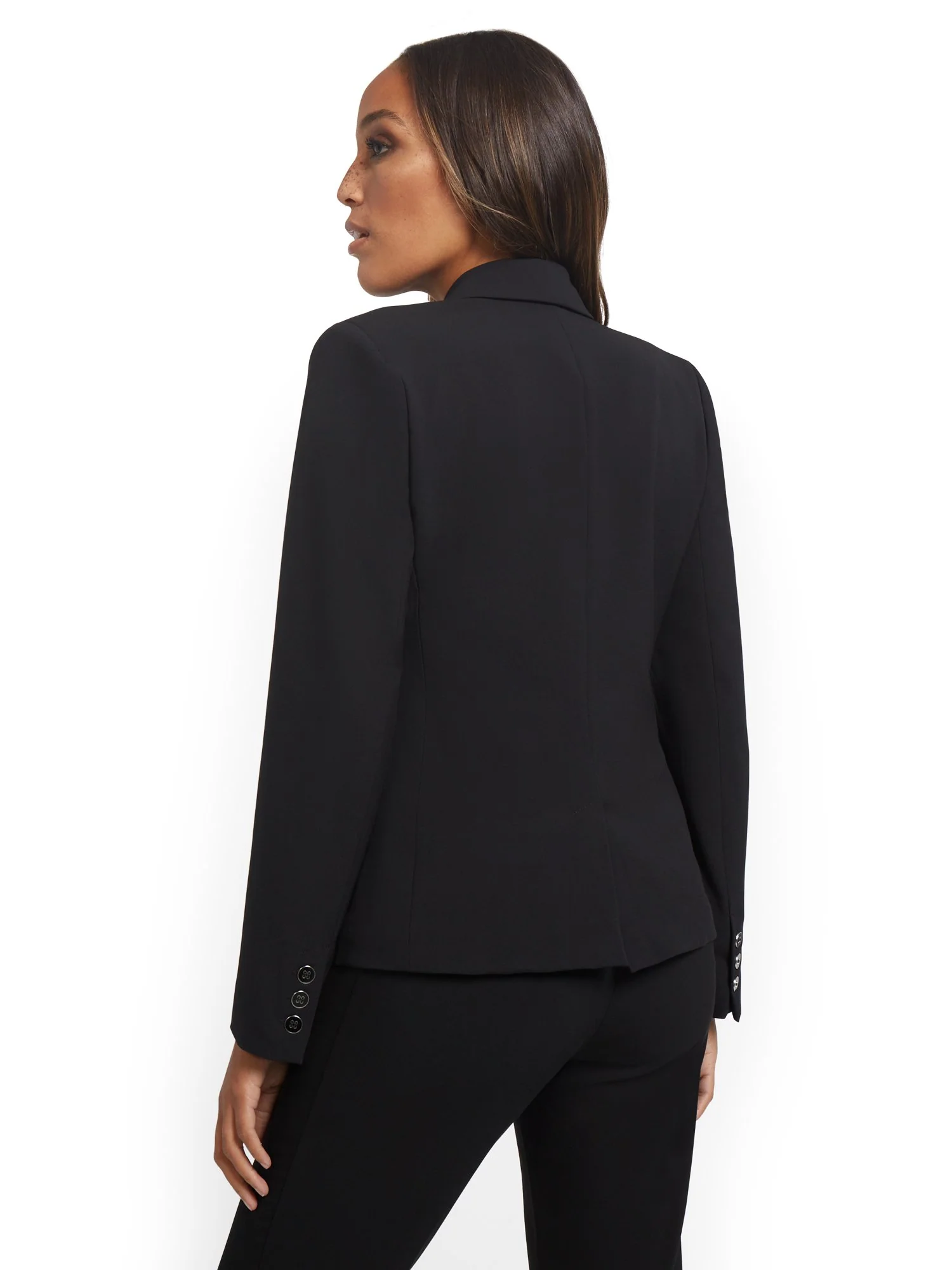 Button-Front Blazer - Image 3
