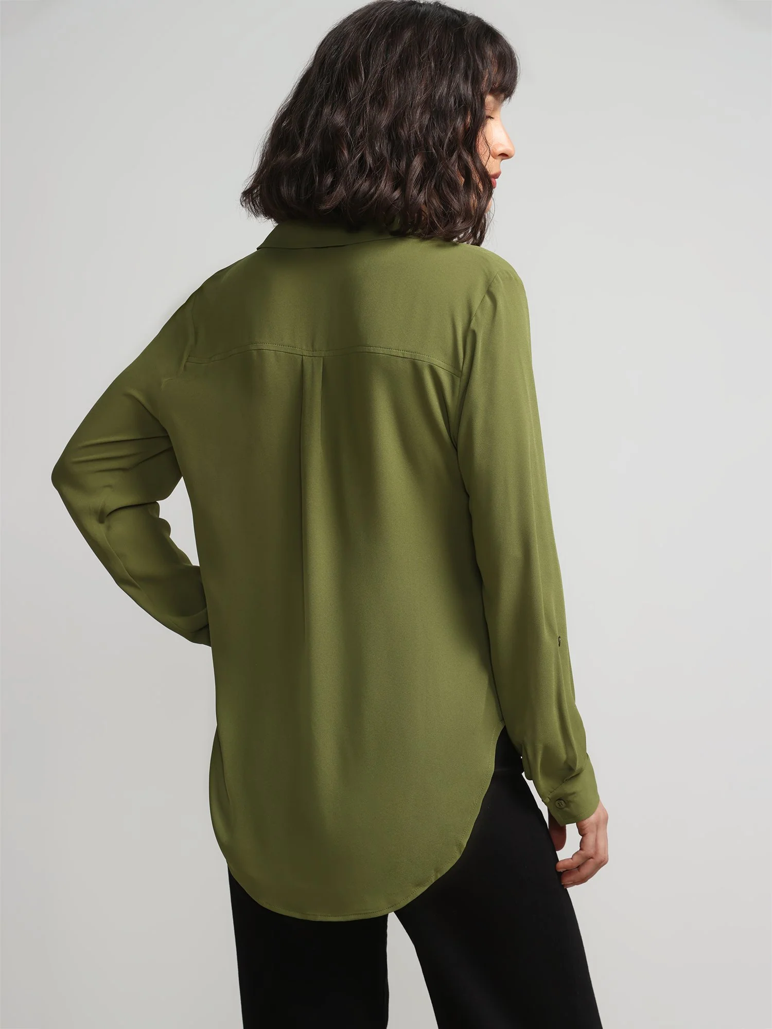 Button-Front Blouse - Image 11