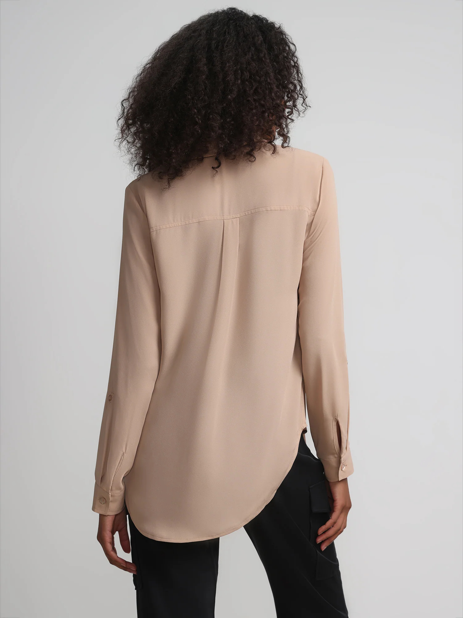 Button-Front Blouse - Image 25