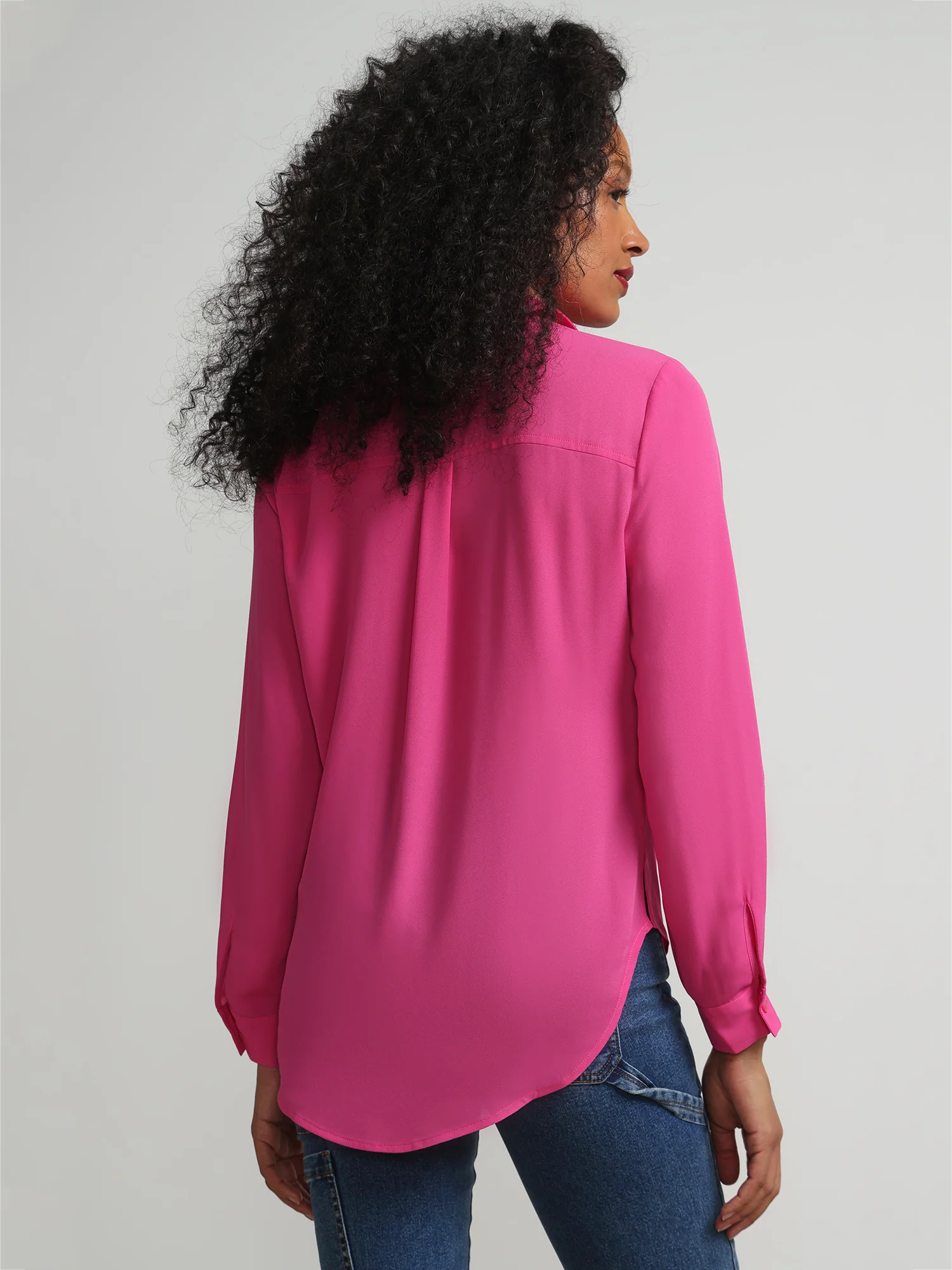 Button-Front Blouse - Image 31