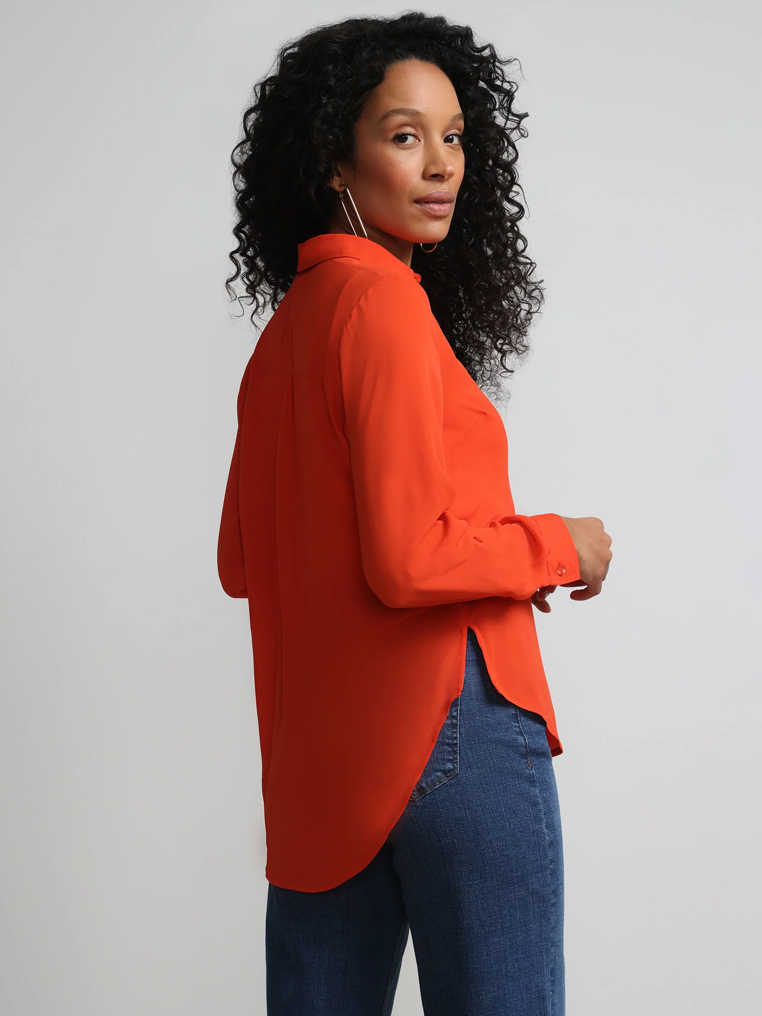 Button-Front Blouse - Image 7