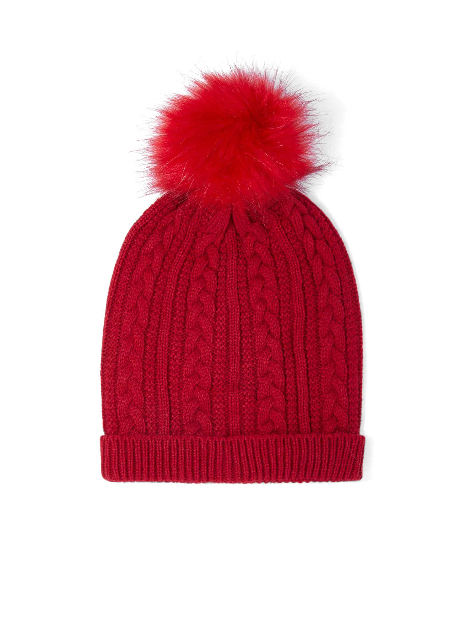 Cable-Knit Pom-Pom Hat - Image 13