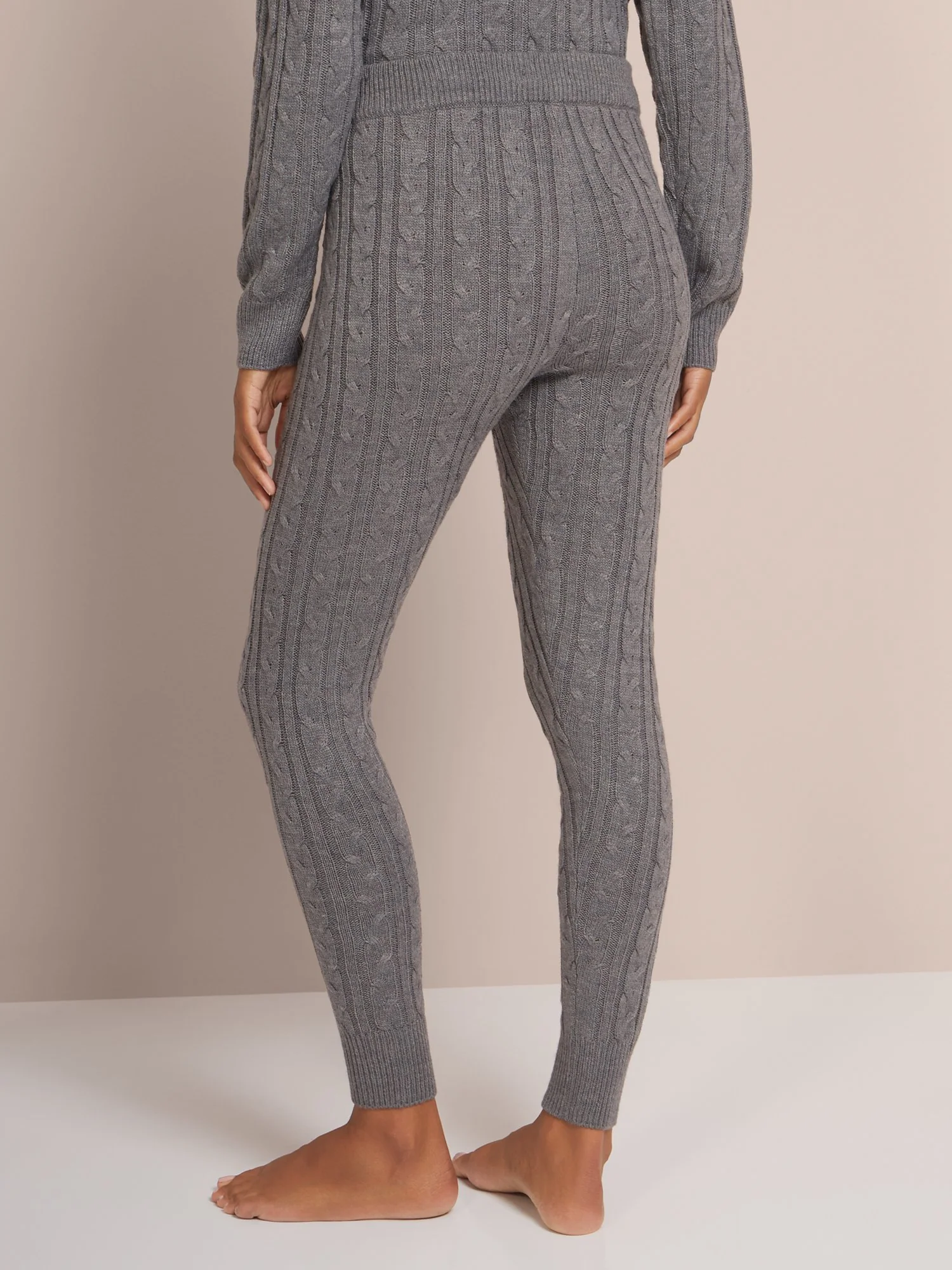 Cabled Sweater-Knit Jogger Pant - Image 3