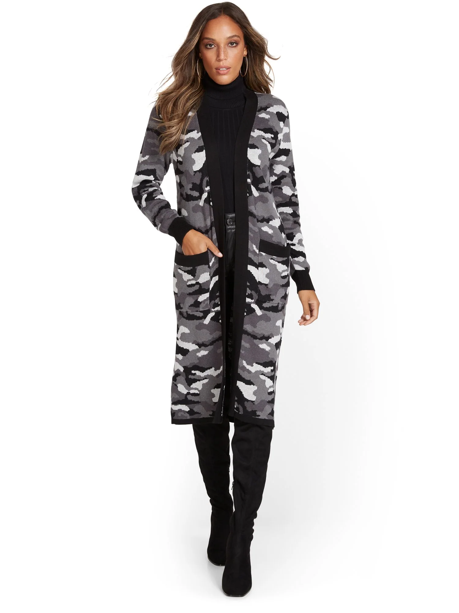 Camo-Print Duster - Image 6