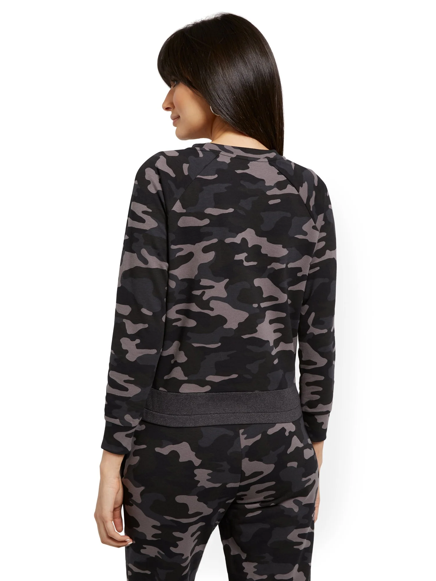 Camo-Print Pullover Sweatshirt - Image 3