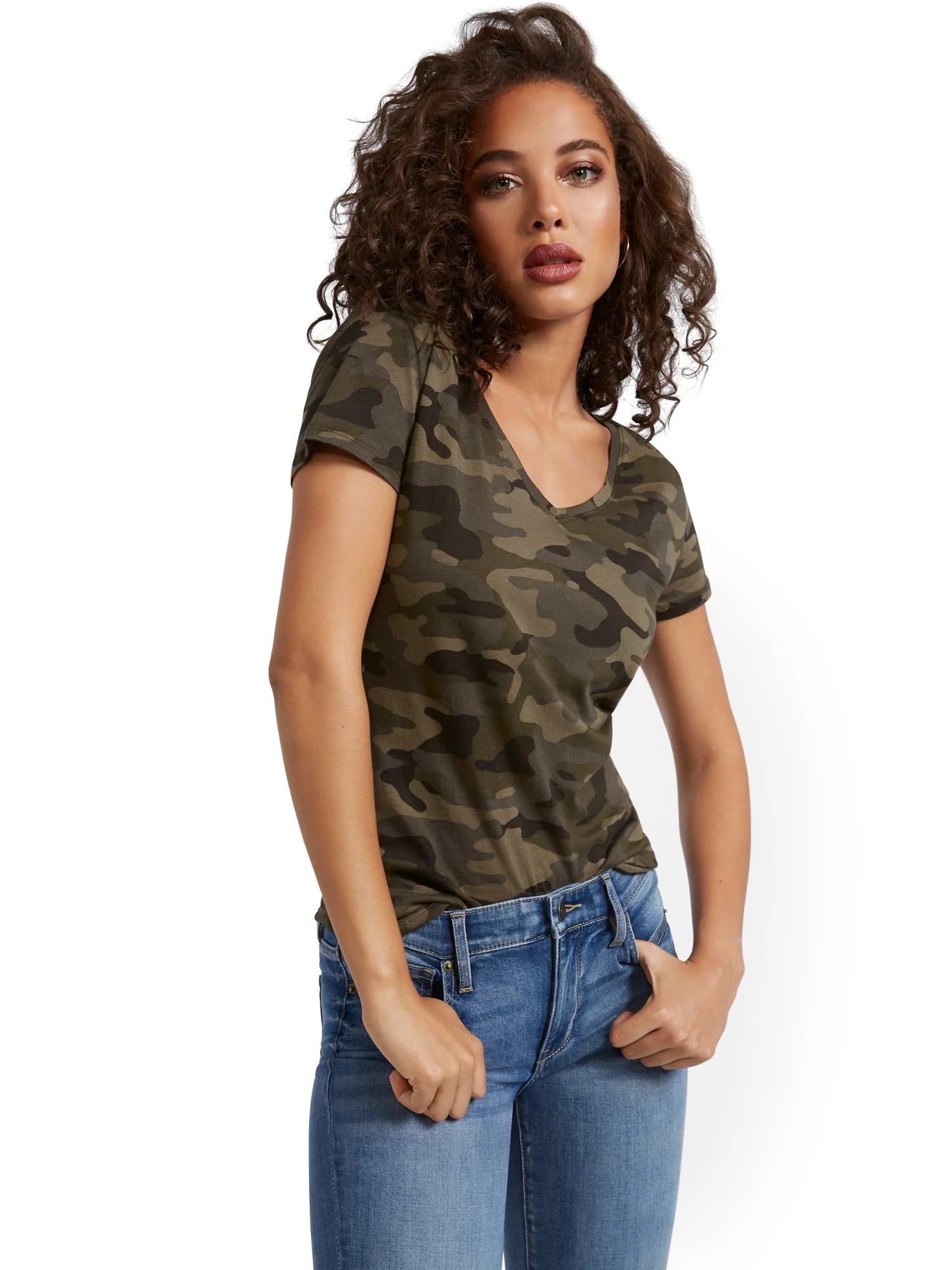 Camouflage-Print Perfect Tee - Image 3