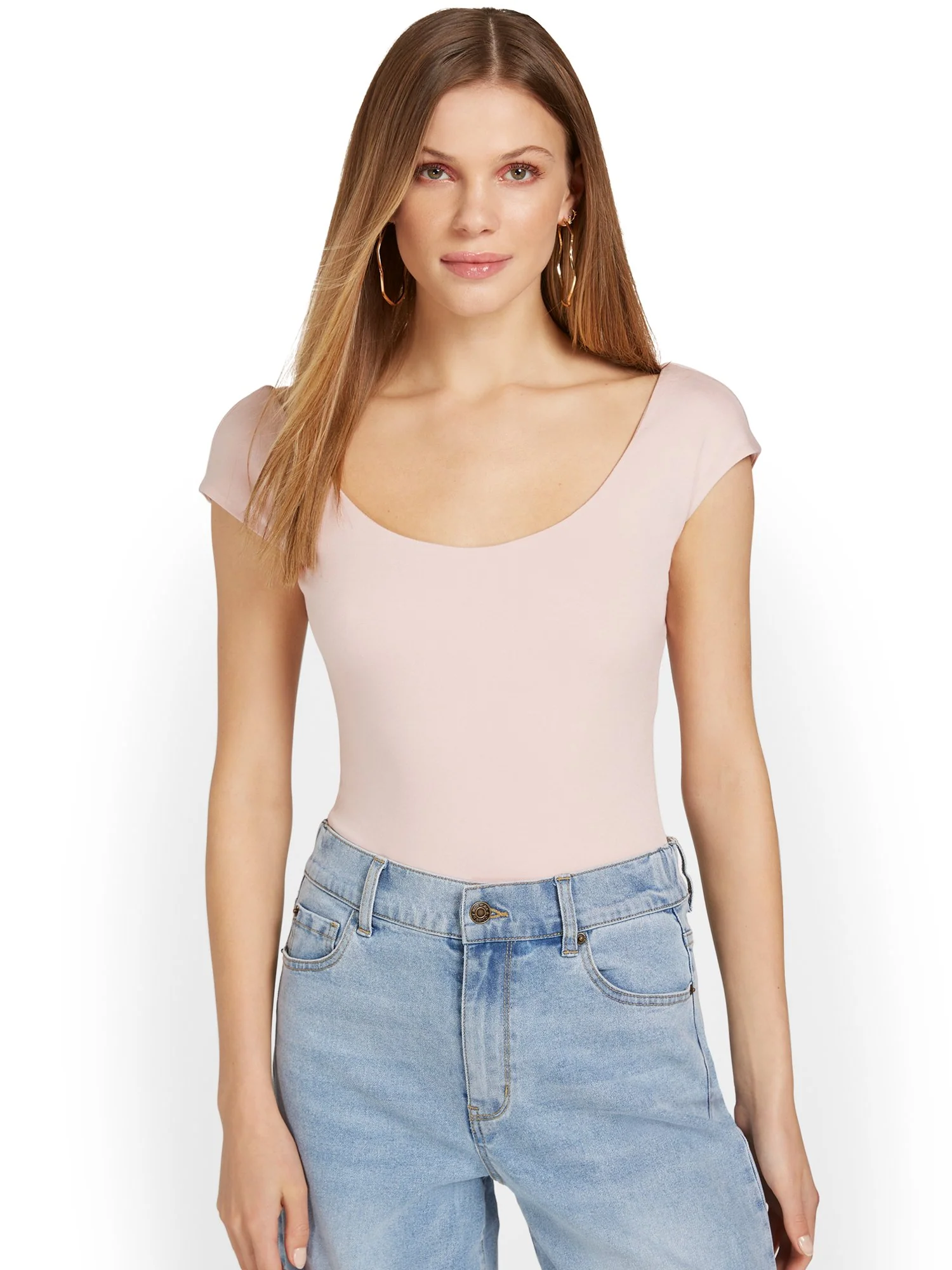 Cap-Sleeve Low-Back Bodysuit - Image 8