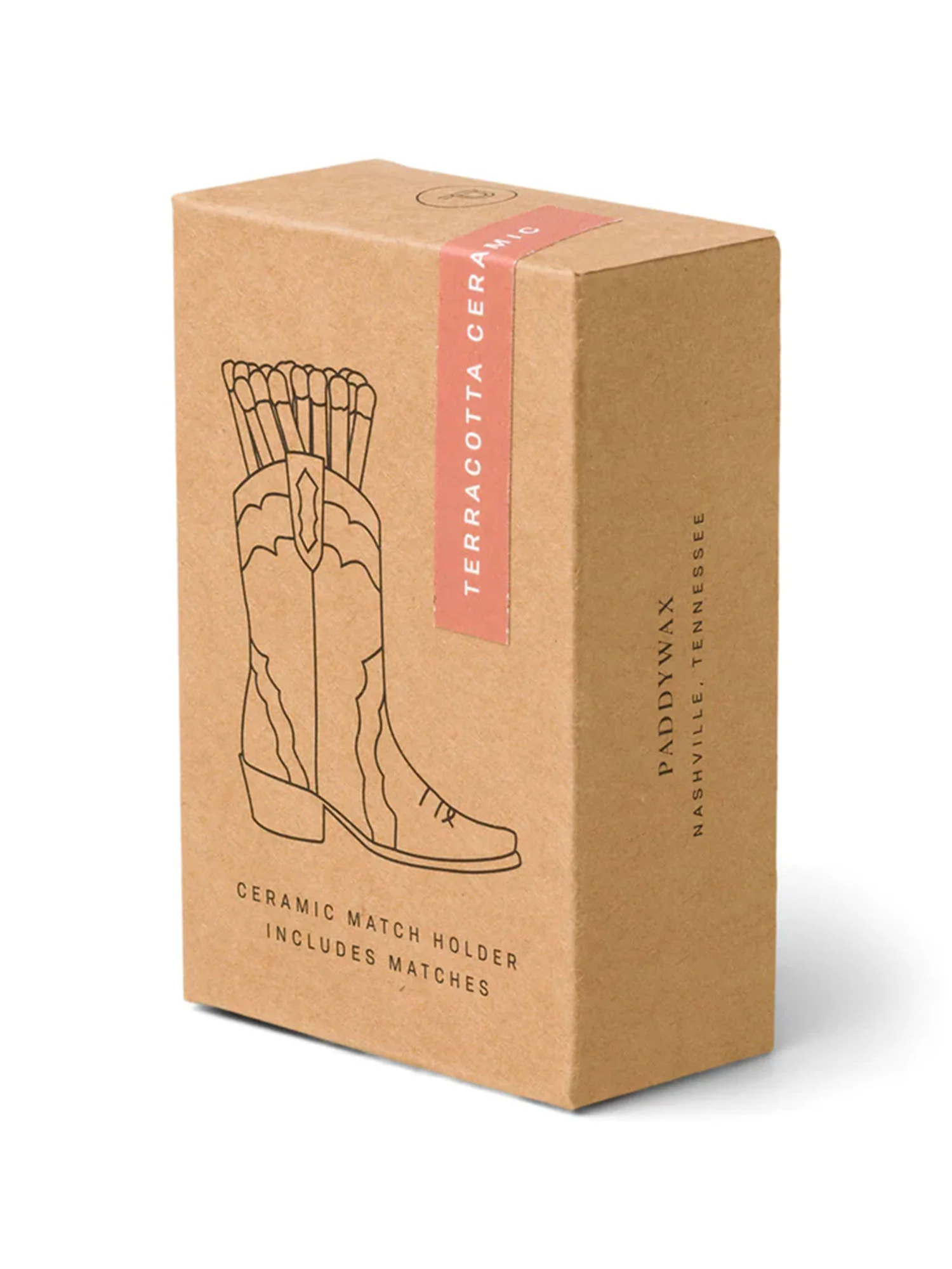 Paddywax Ceramic Cowboy Boot Match Holder and Striker - Brands We Love - Image 3