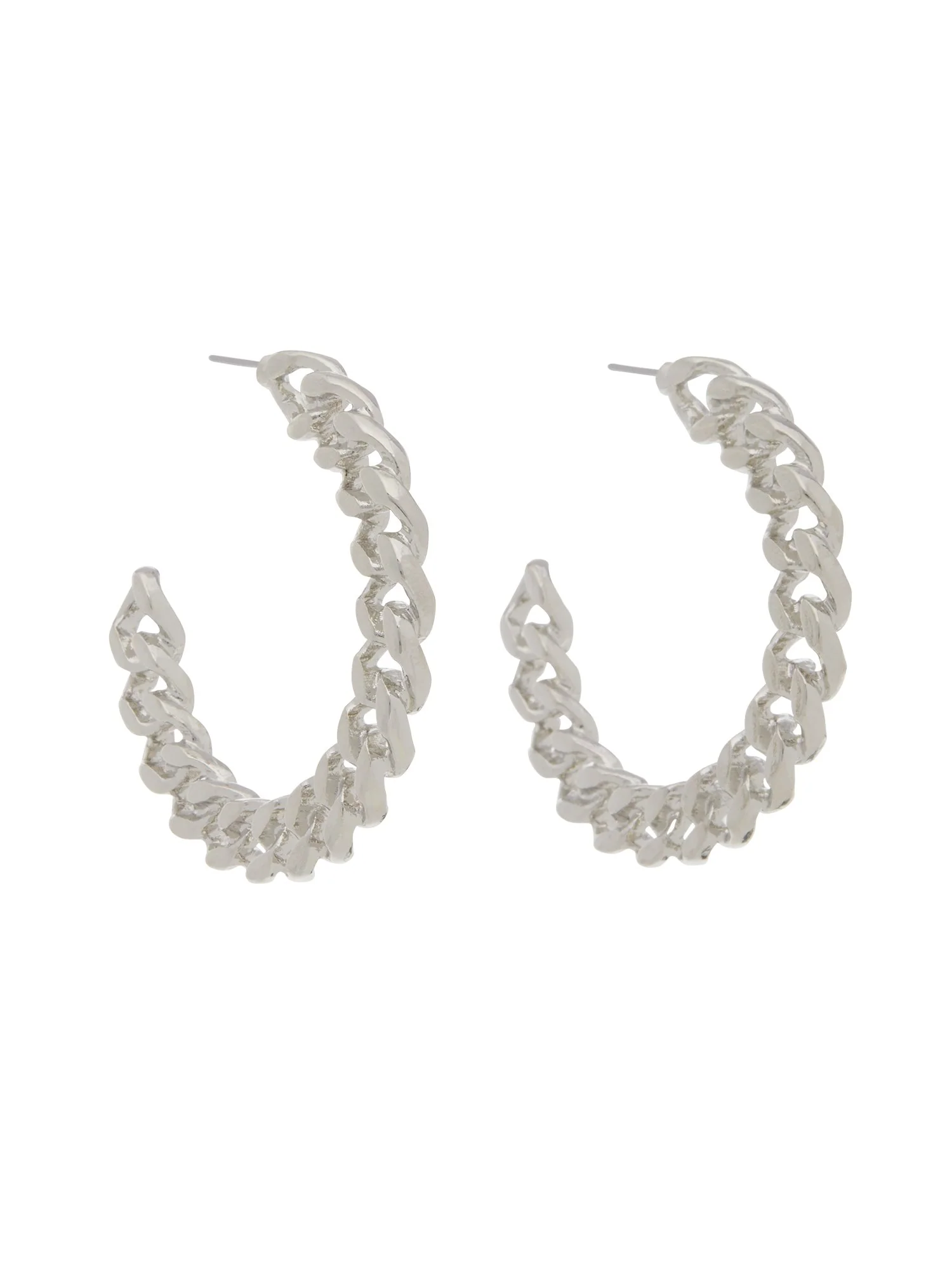 Chain-Hoop Earrings - Image 4