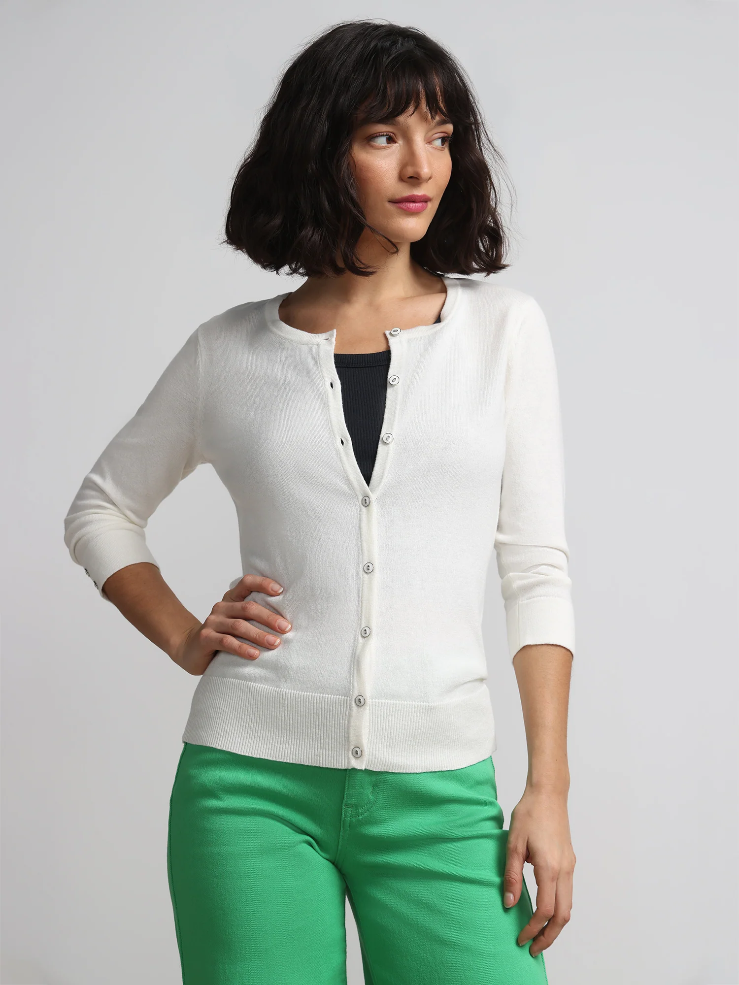 Chelsea Crewneck Cardigan - Image 6