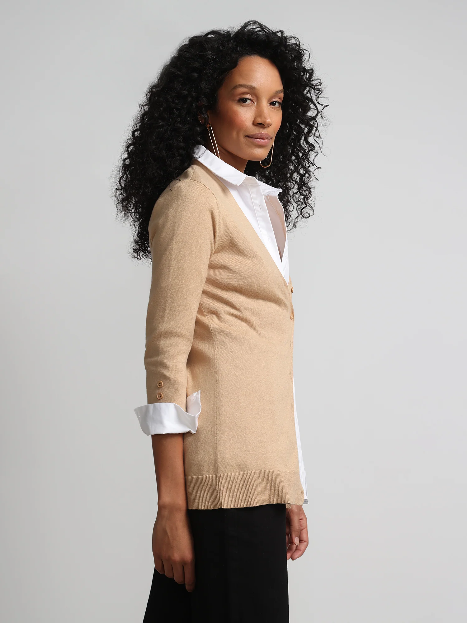 Chelsea V-Neck Long Cardigan - Image 12