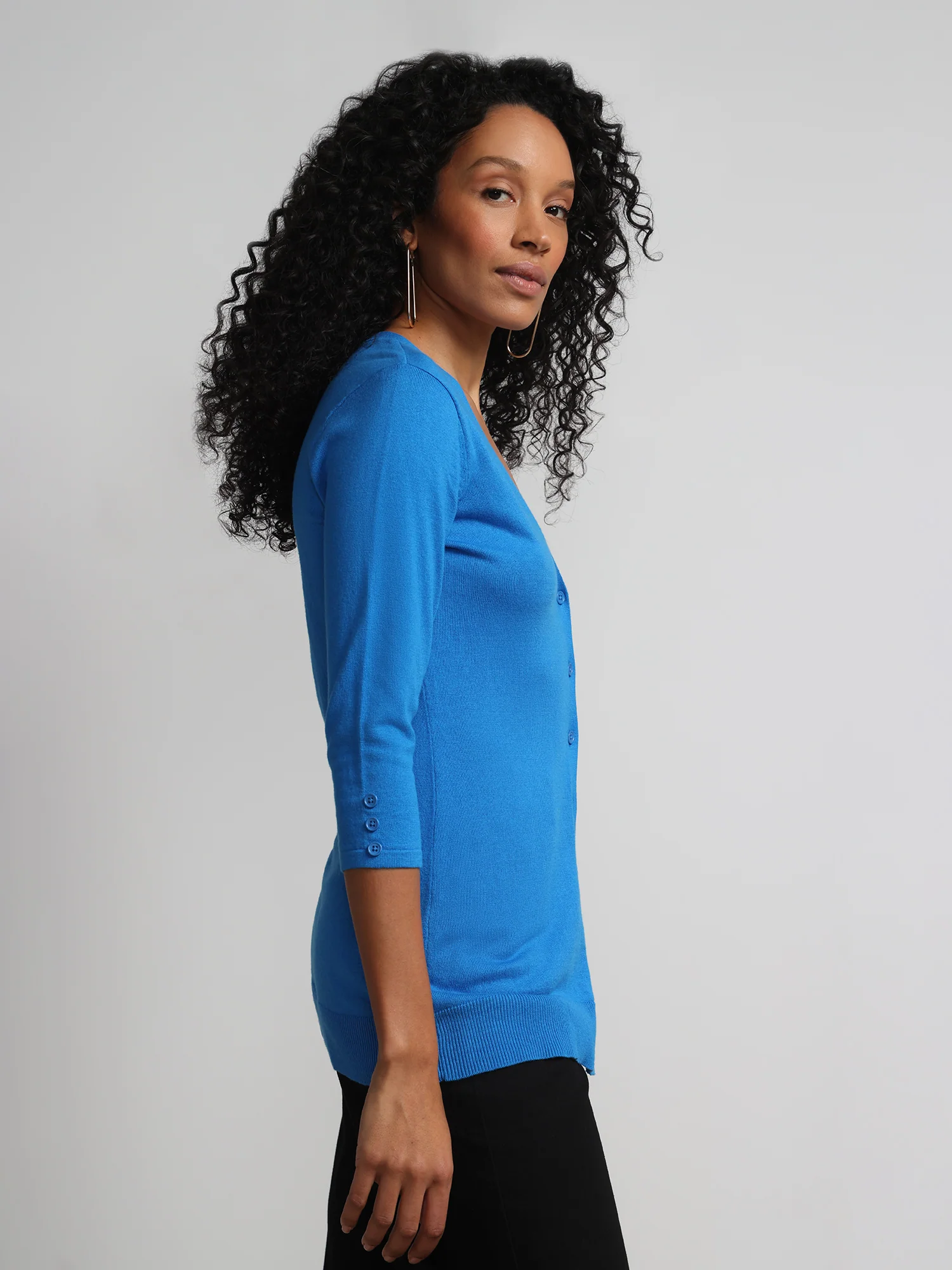 Chelsea V-Neck Long Cardigan - Image 17