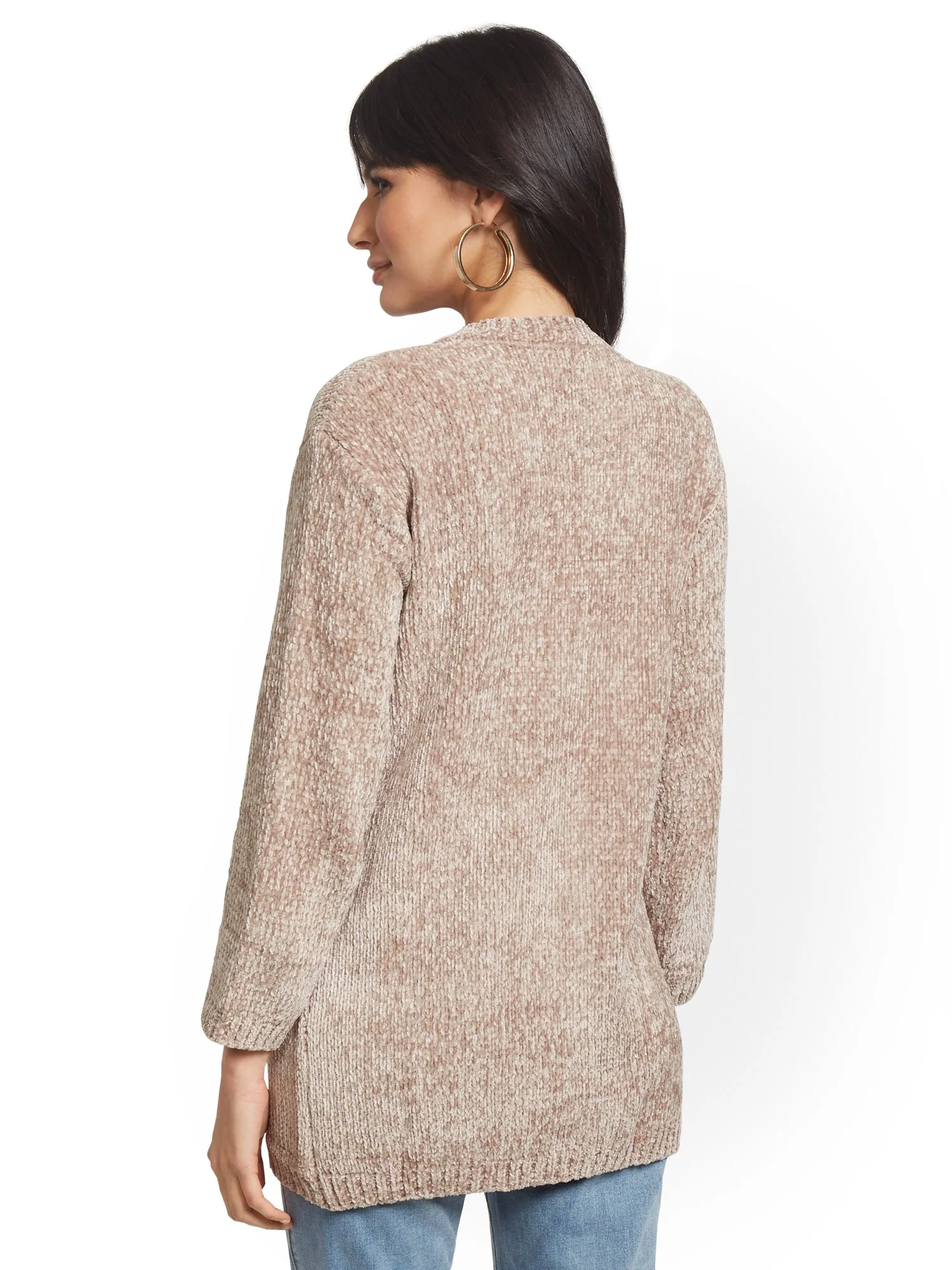 Chenille Patch-Pocket Cardigan - Image 6