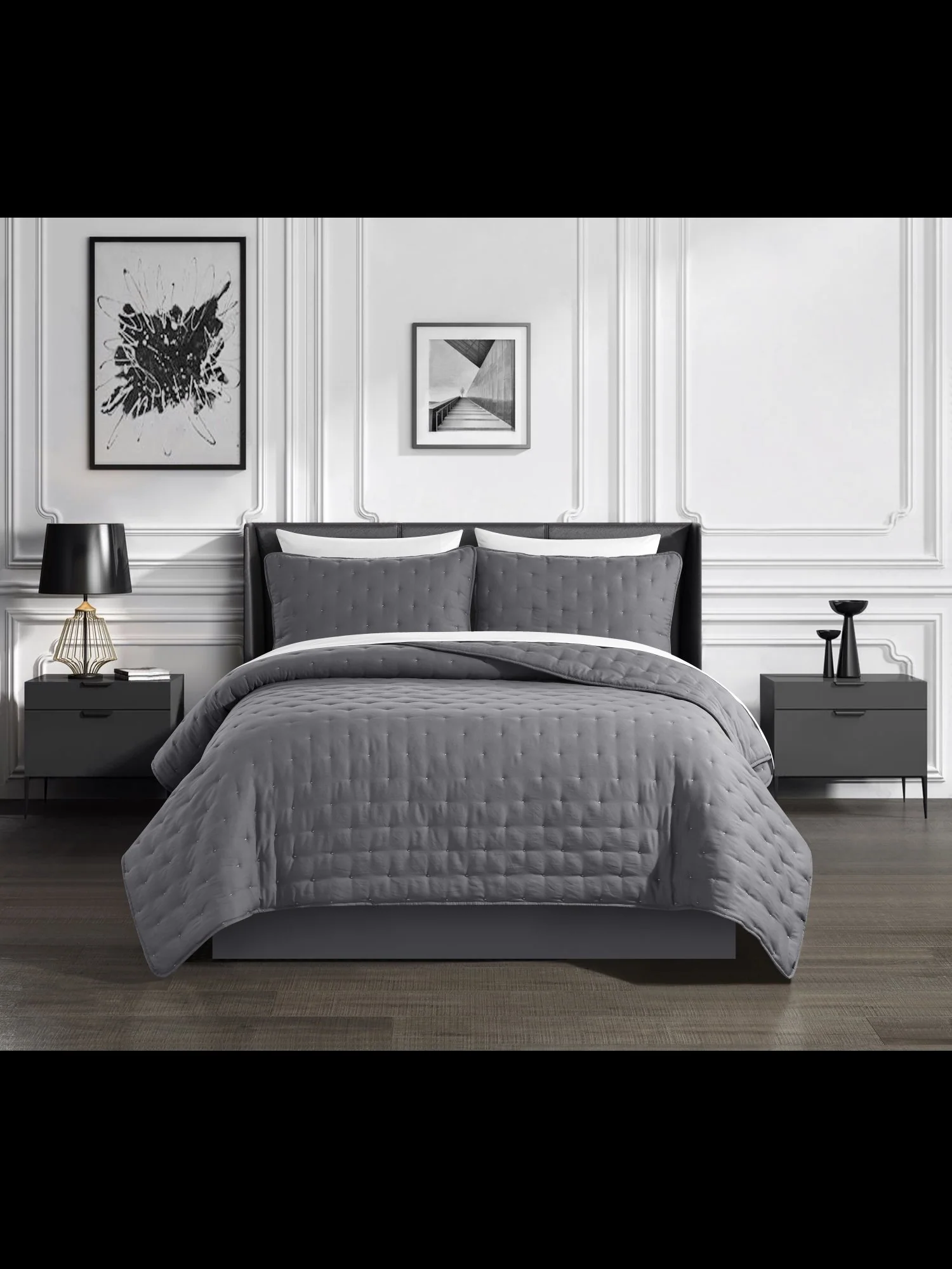 Chyle King-Size 3-Piece Quilt Set - NY&C x Chic Home - Image 8