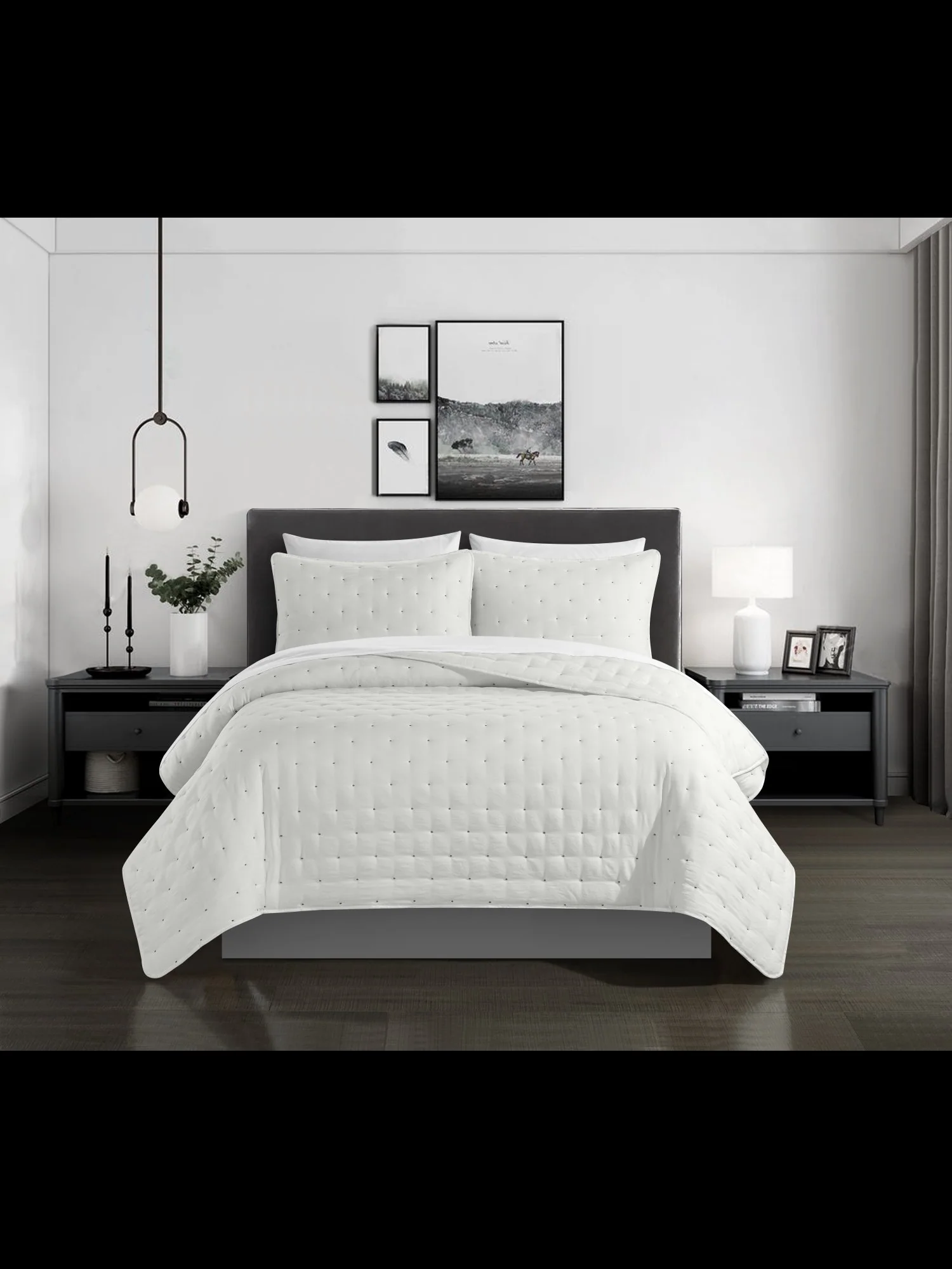Chyle Queen-Size 3-Piece Quilt Set - NY&C x Chic Home - Image 2