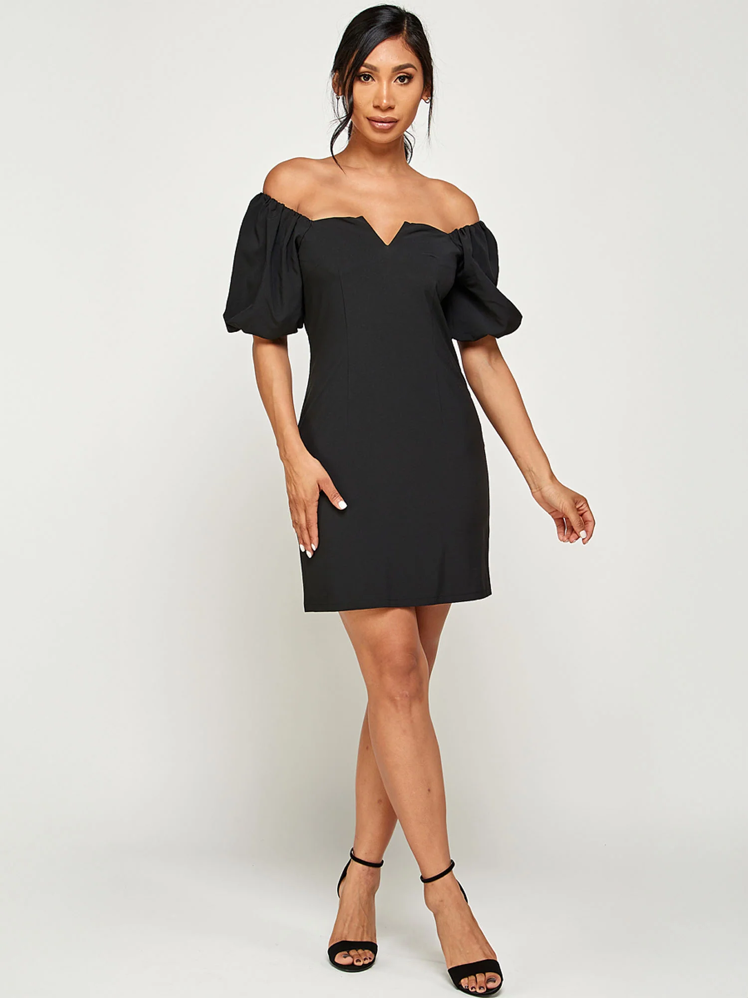 V Neck Bodycon Dress - Image 9