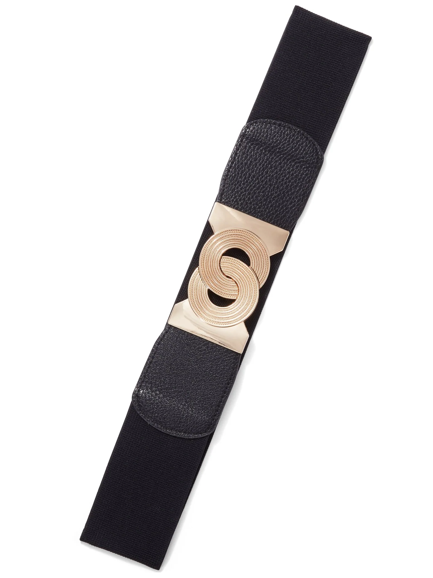 Circle Buckle Stretch Belt