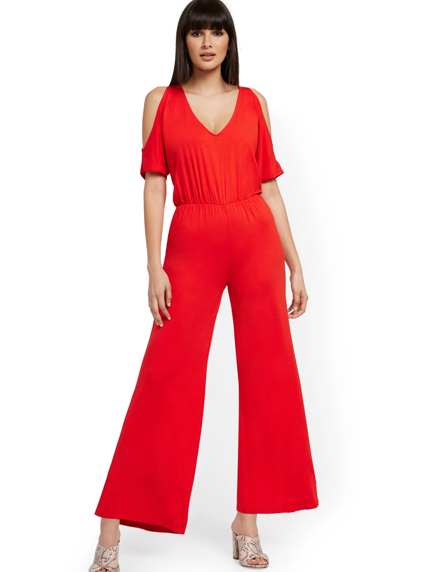 Cold-Shoulder Jumpsuit - NY&C Style System - Image 5