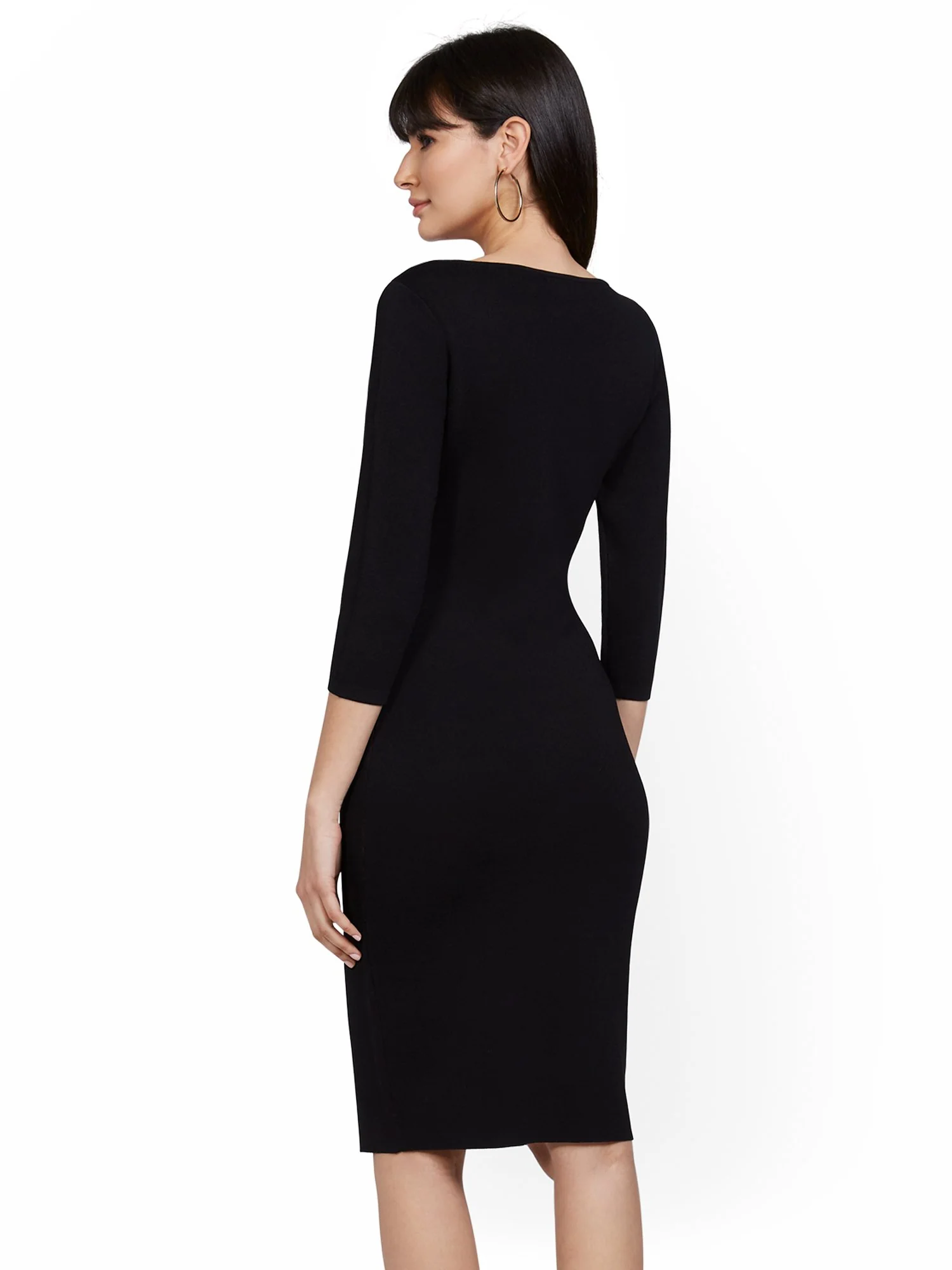 Colorblock Midi Dress - Image 3
