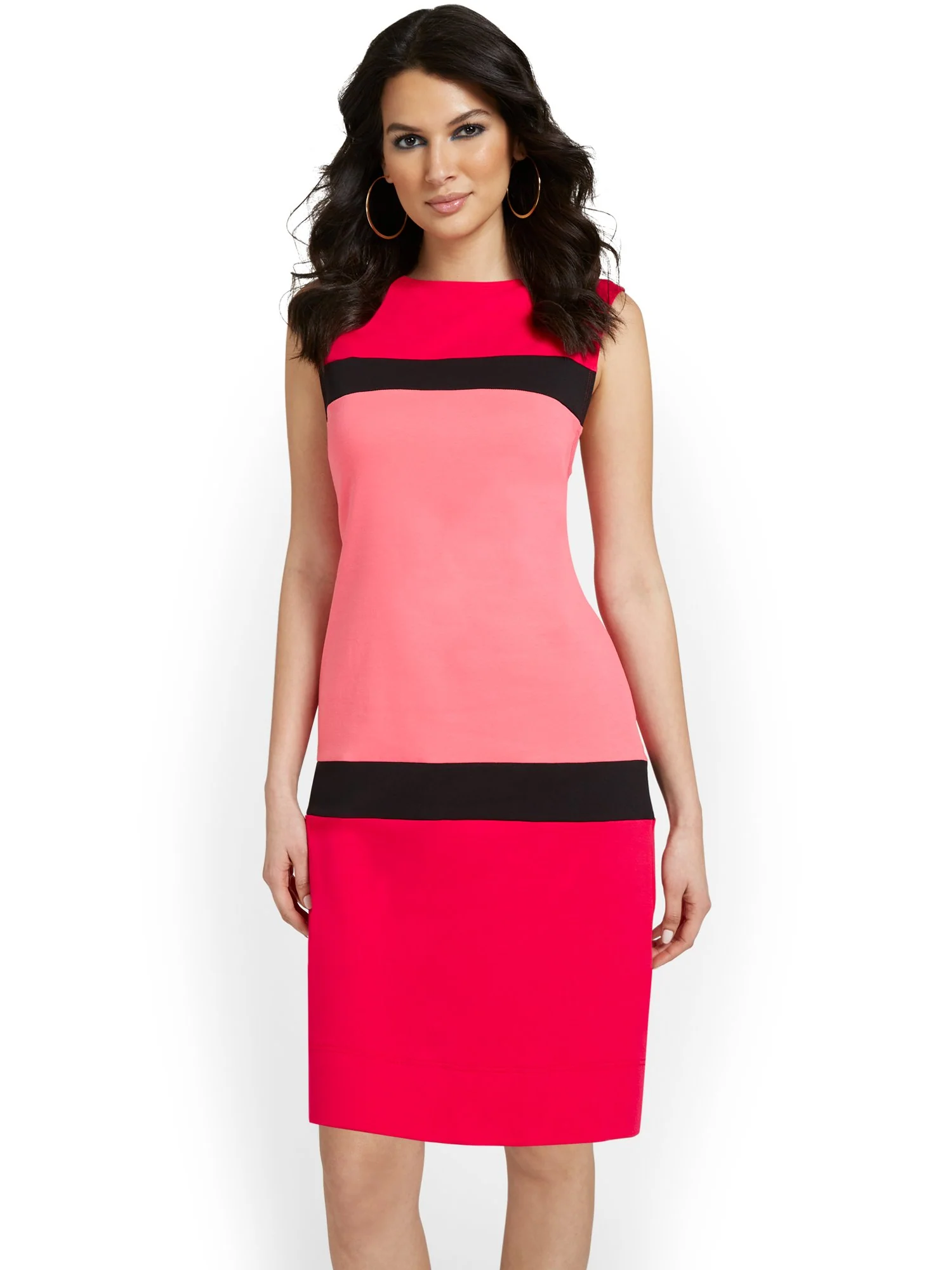 Colorblock Shift Dress - City Knits - Image 9