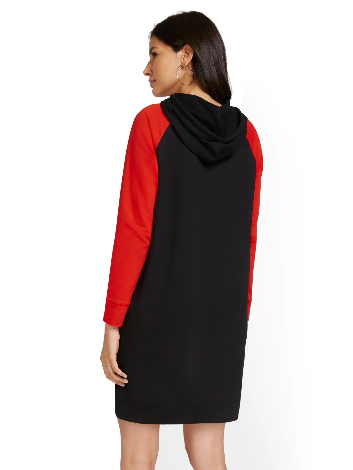 Colorblock Sweatshirt Dress - Image 3