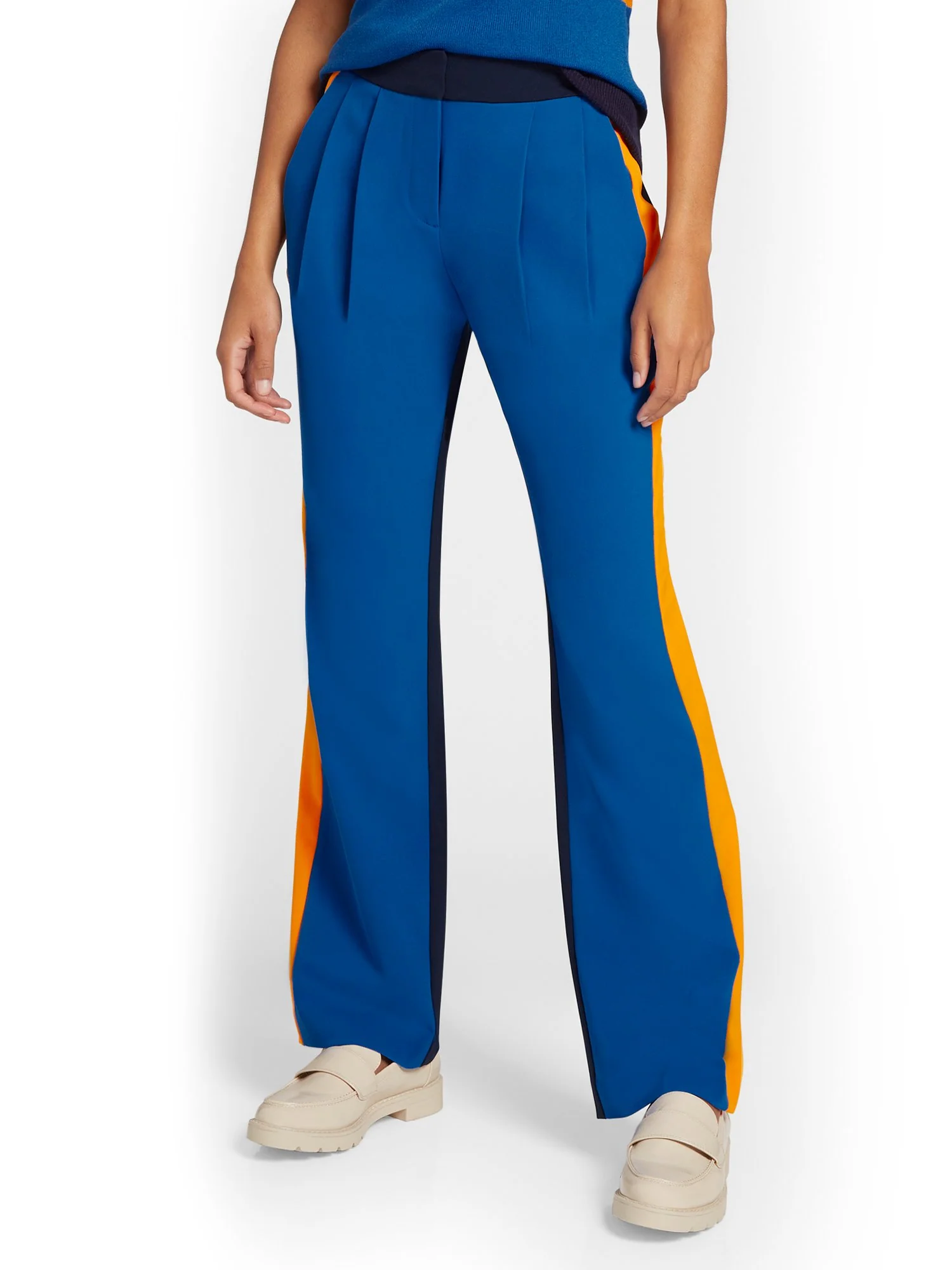 Colorblock Wide-Leg Pant - Image 2