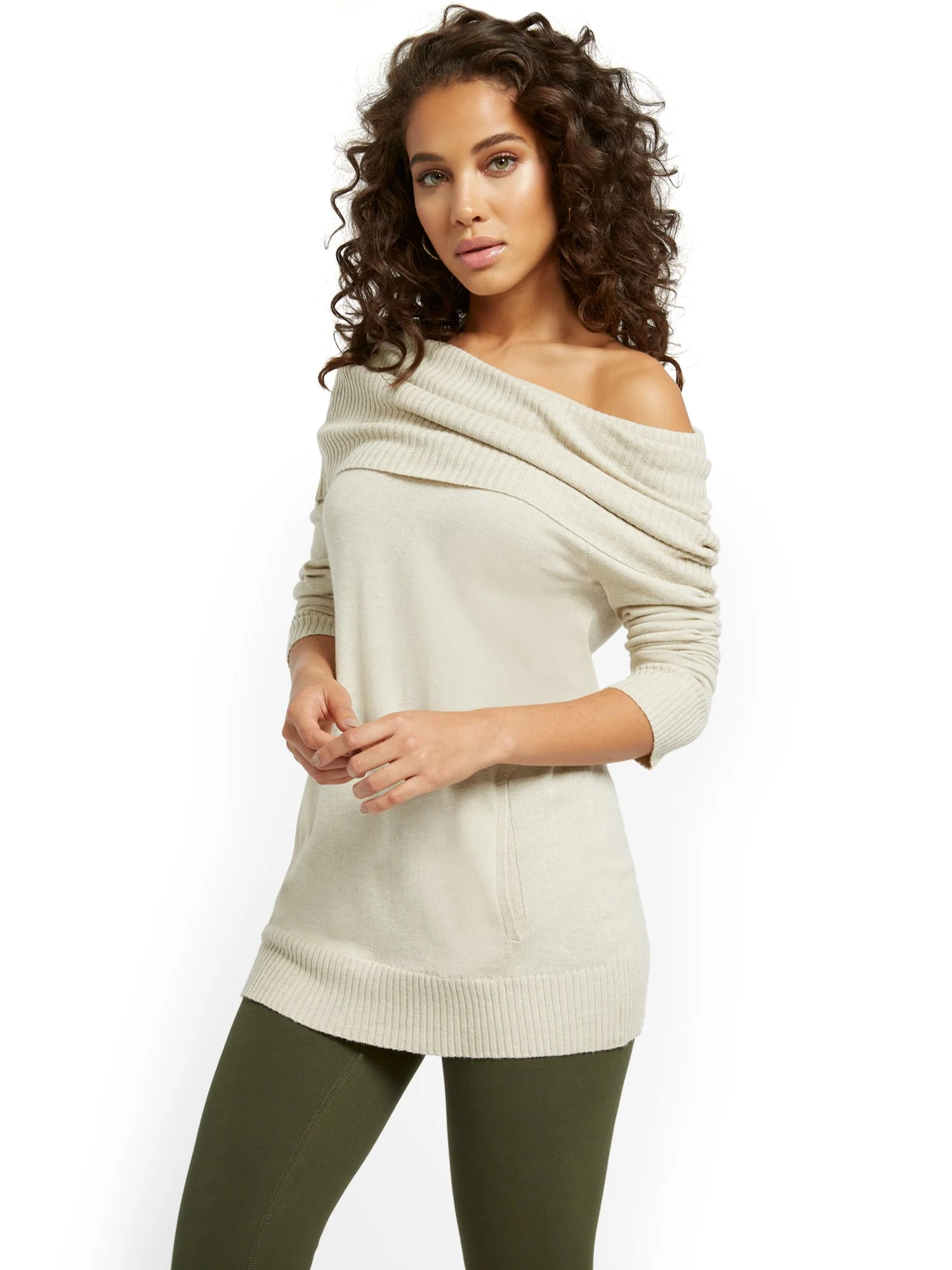 Convertible Cowl-Neck Sweater - Image 16