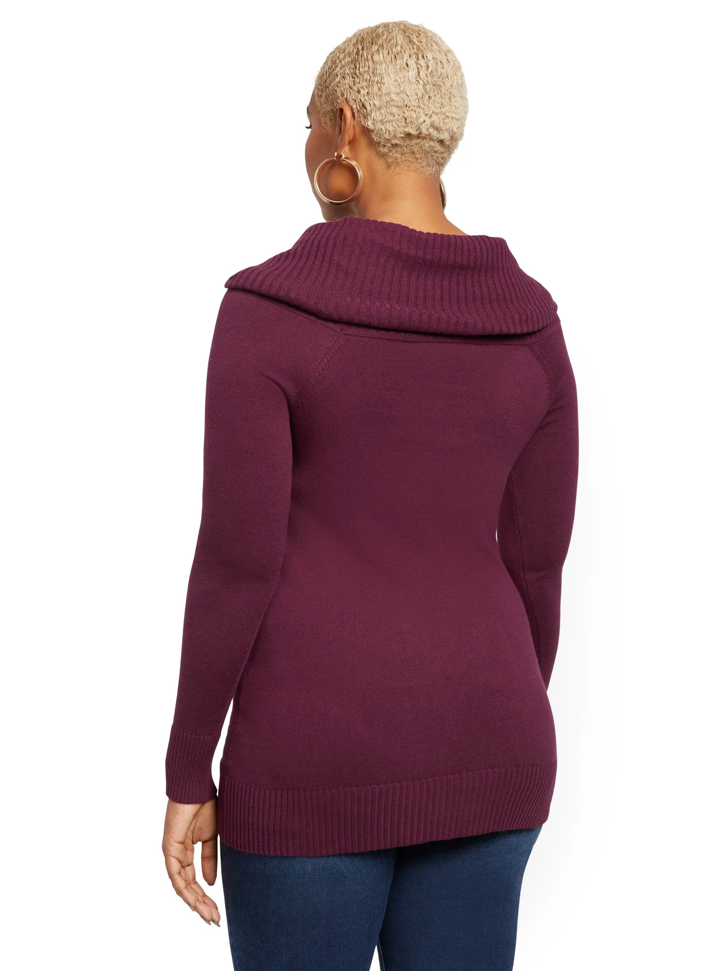 Convertible Cowl-Neck Sweater - Image 21
