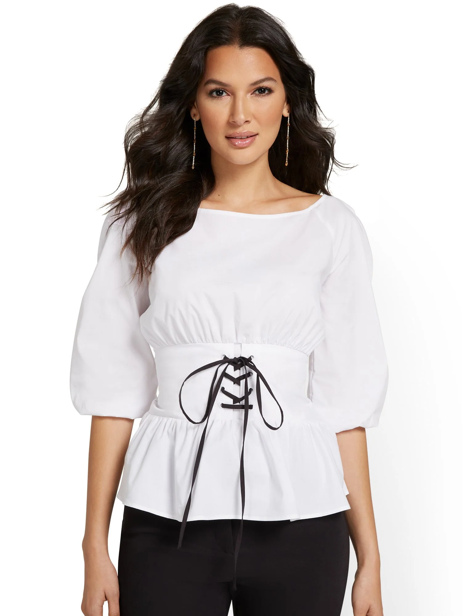 Corset Poplin Top - Image 2