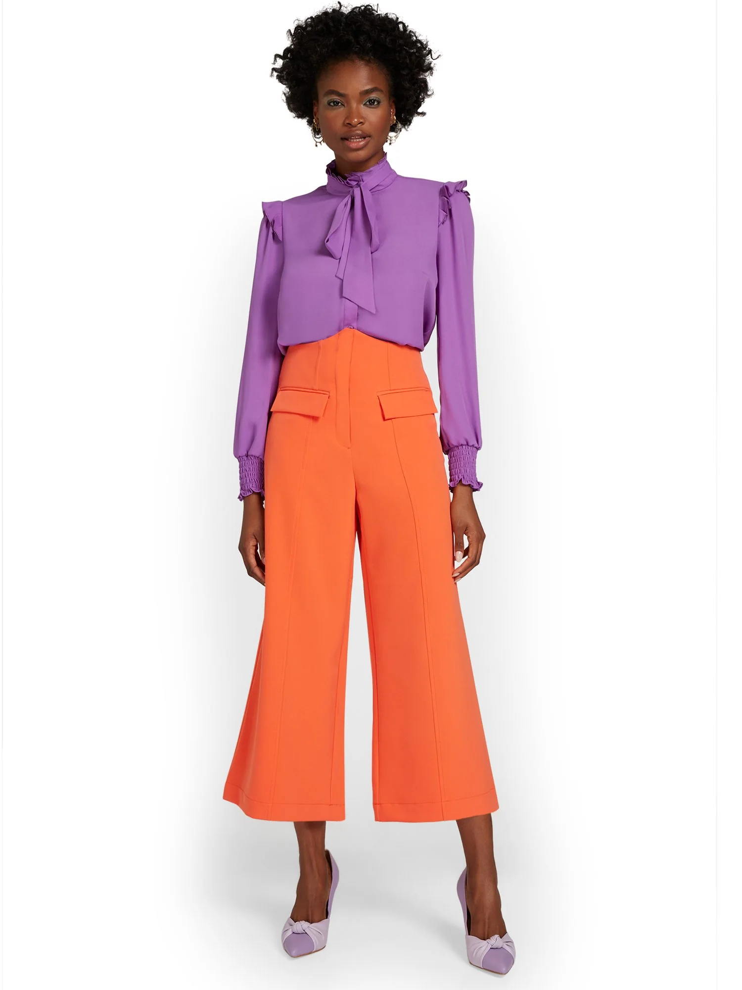 Corset-Waist Wide-Leg Capri Pant - Image 8