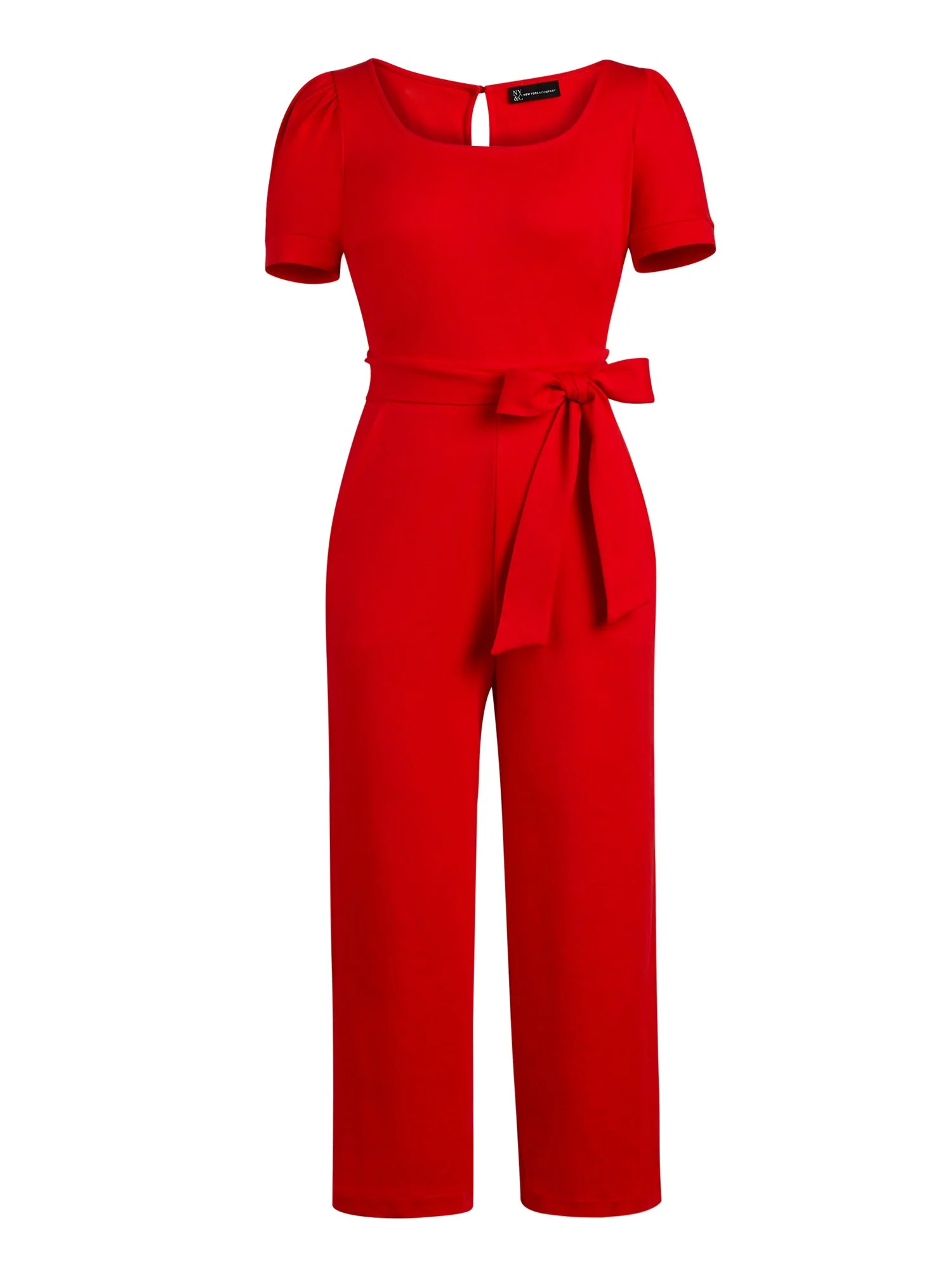 Cotton Knit Culotte Jumpsuit - Image 13