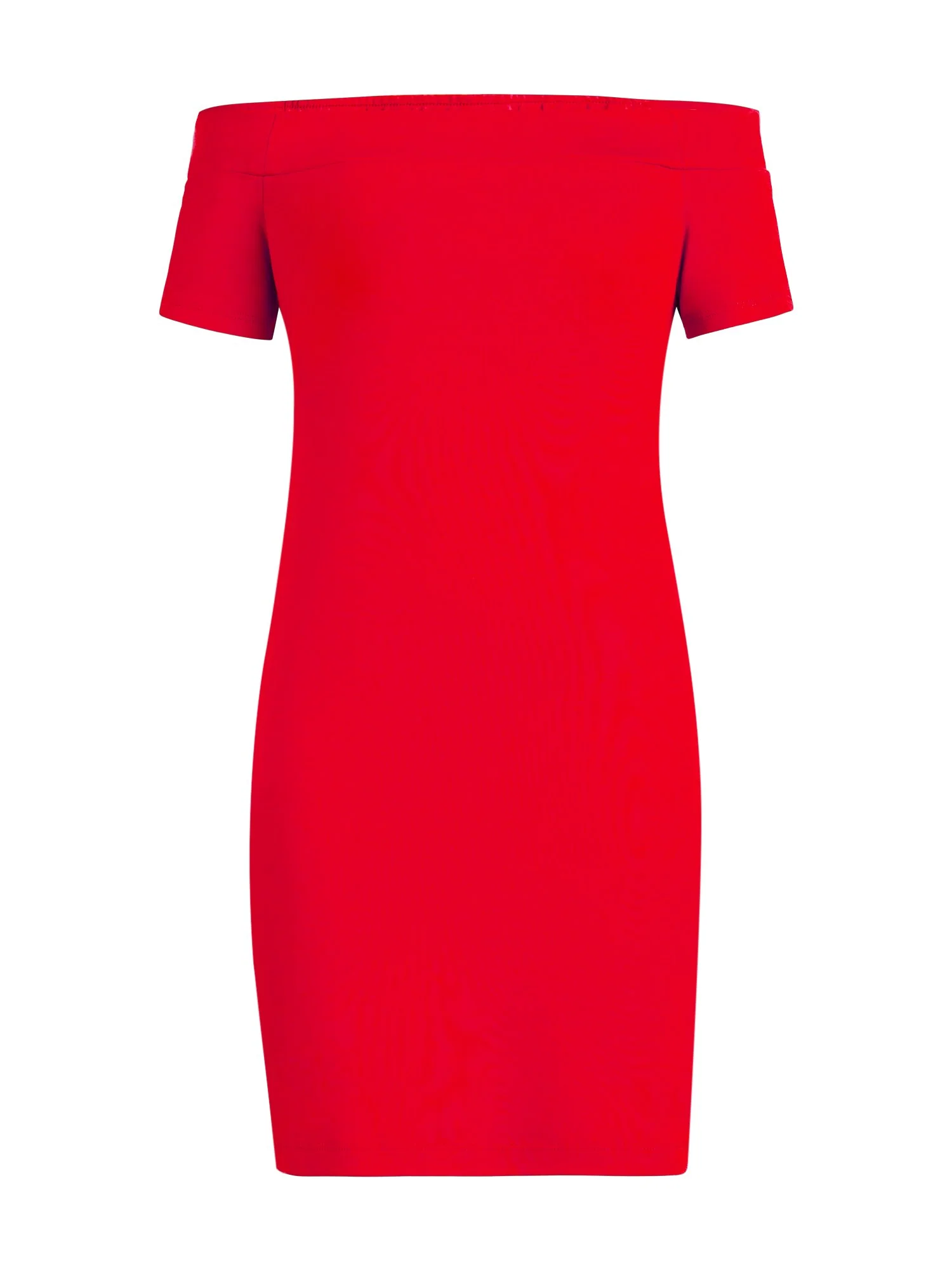 Cotton Off-The-Shoulder Shift Dress - Image 5