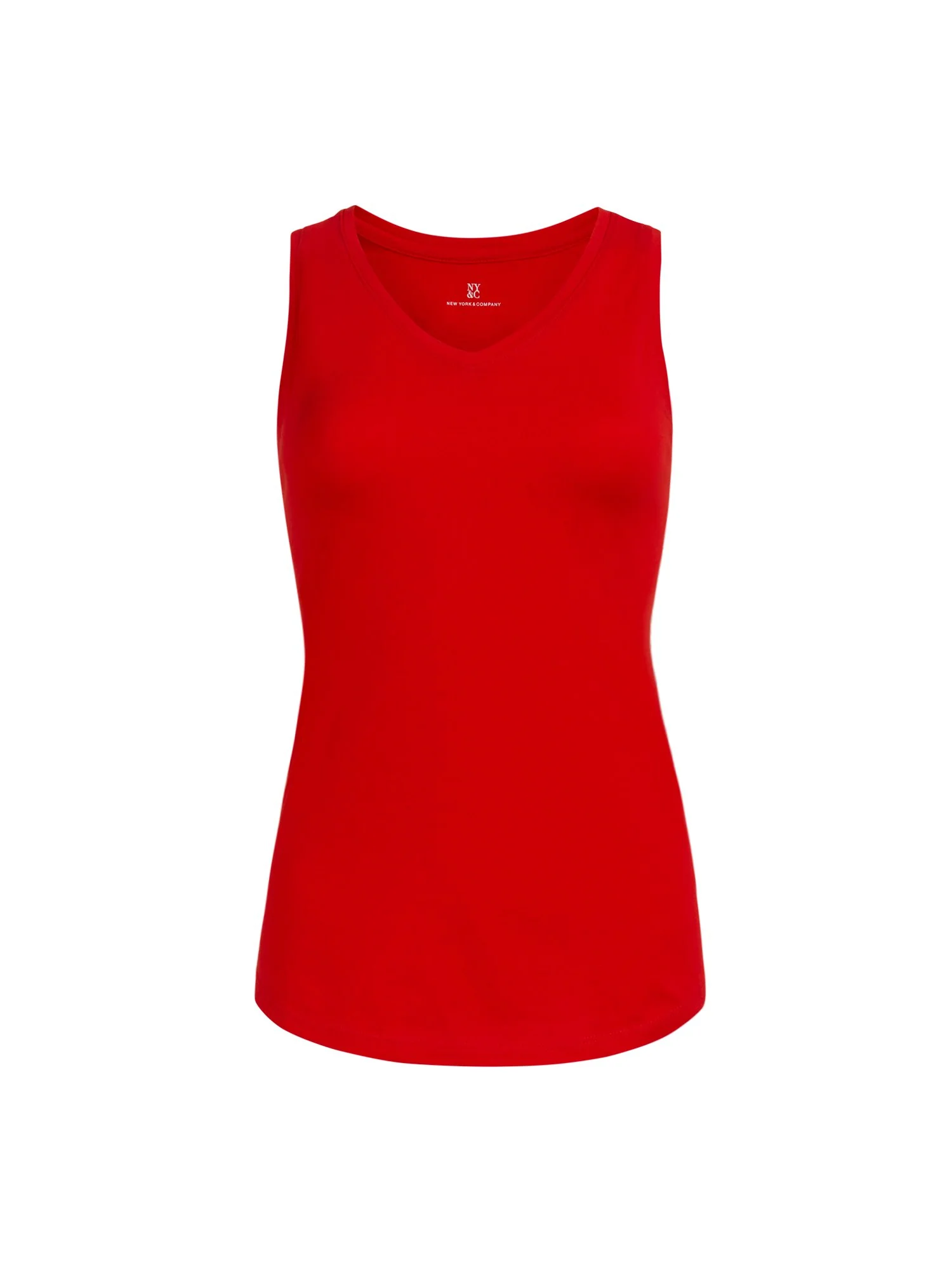 Cotton V-Neck Tank Top - Image 9