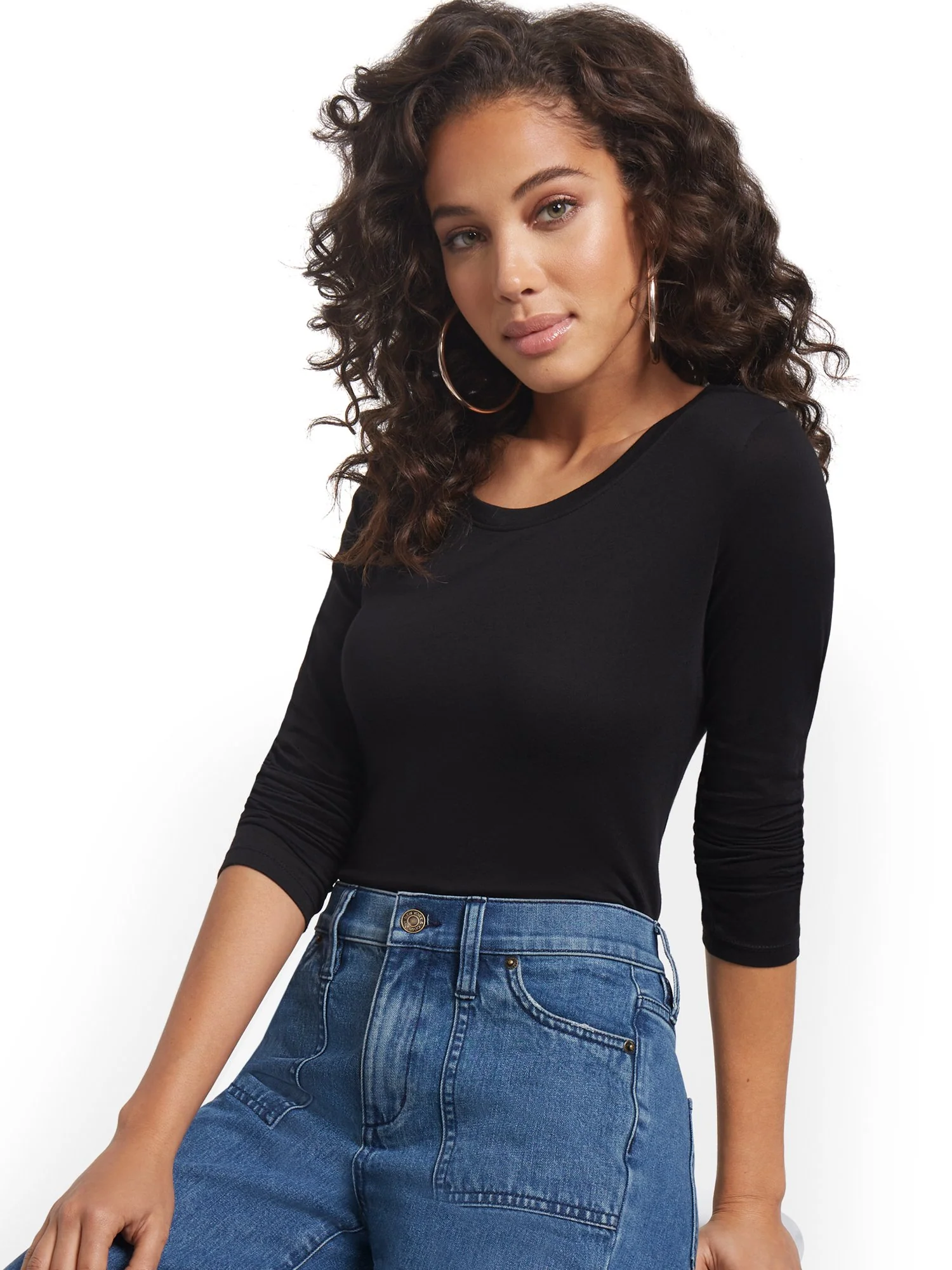 Crewneck Long-Sleeve Perfect Tee
