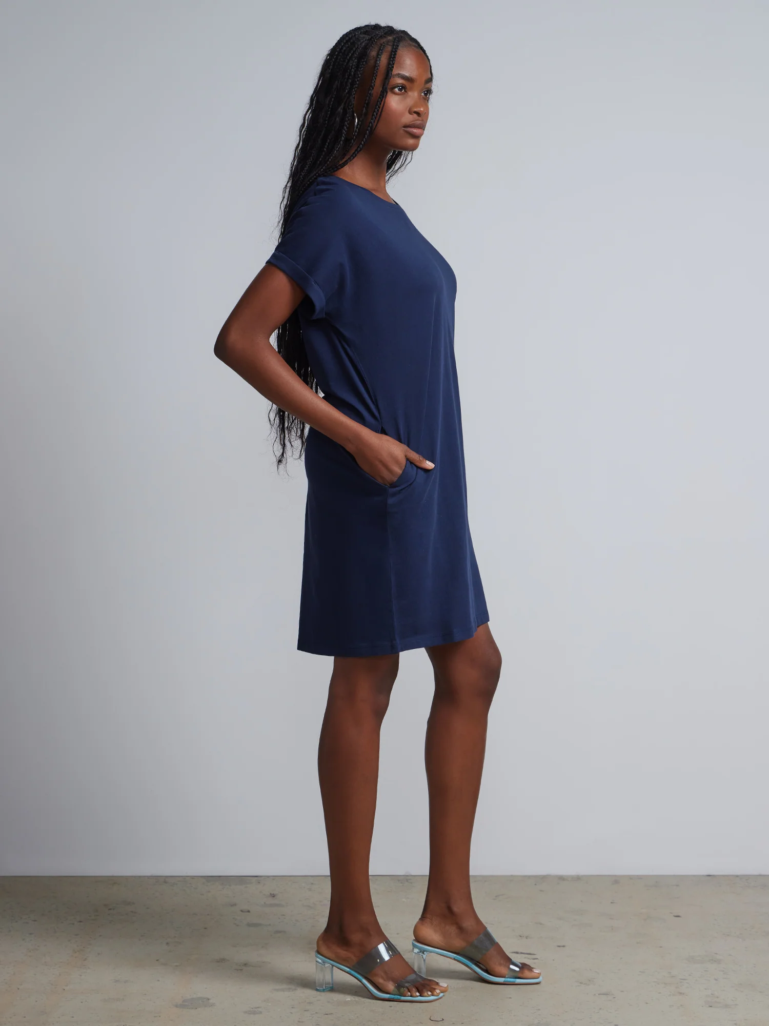 Crewneck Perfect Tee Dress - Image 10